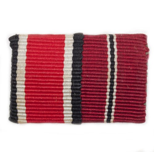 Double ribbon with Iron Cross (EK2) + Ostmedaille