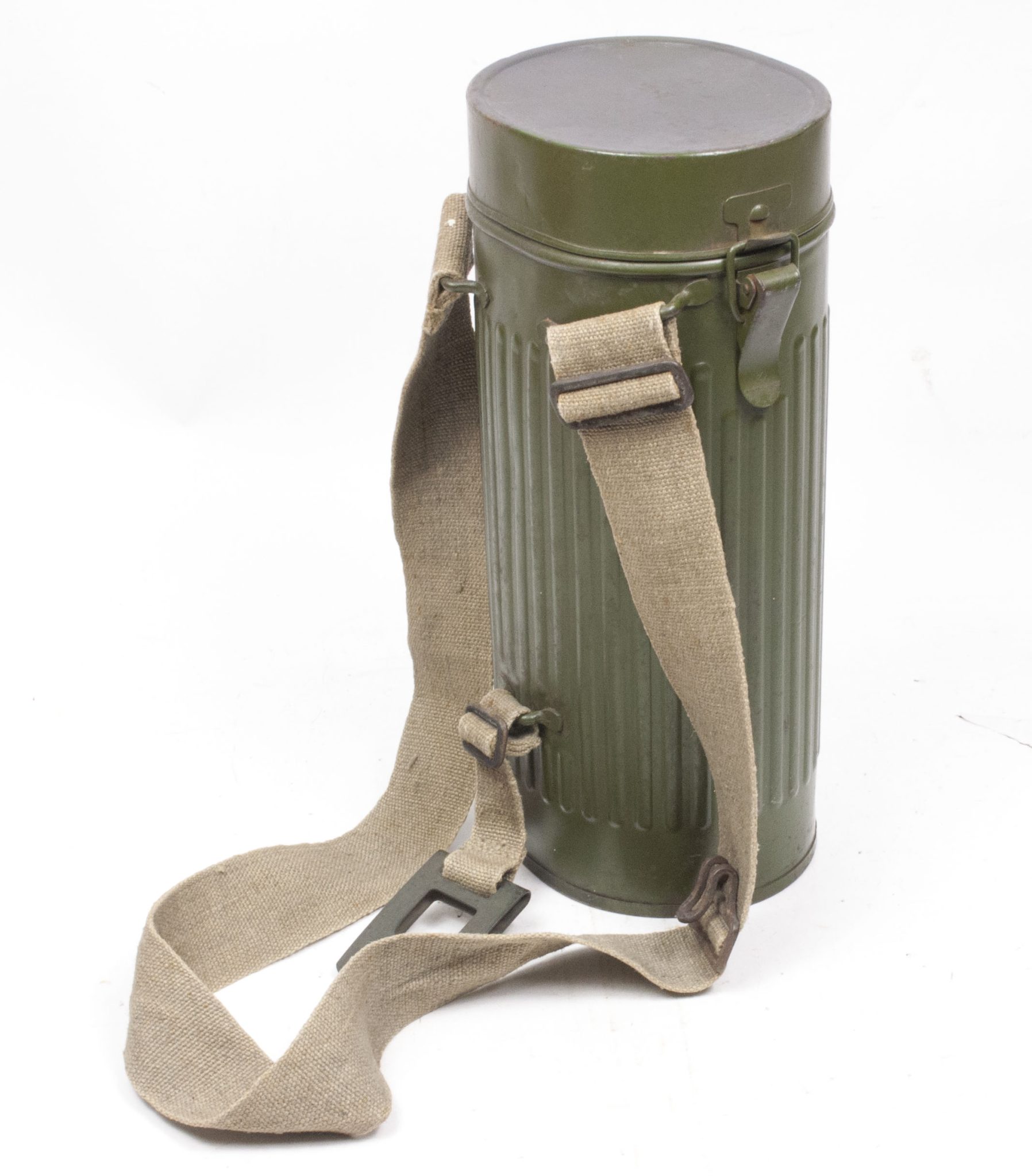 Dutch Army gasmask model H with canister and all extra parts (1940) - RARE - Image 3