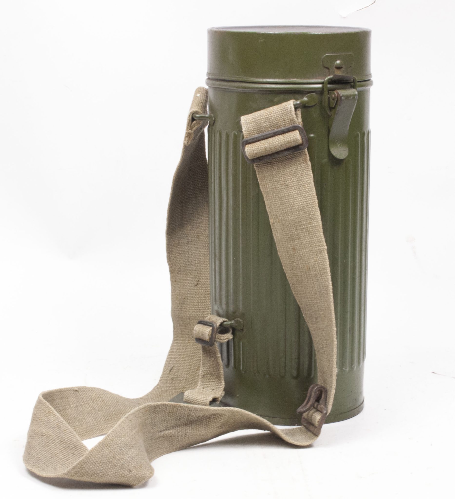 Dutch Army gasmask model H with canister and all extra parts (1940) - RARE - Image 4