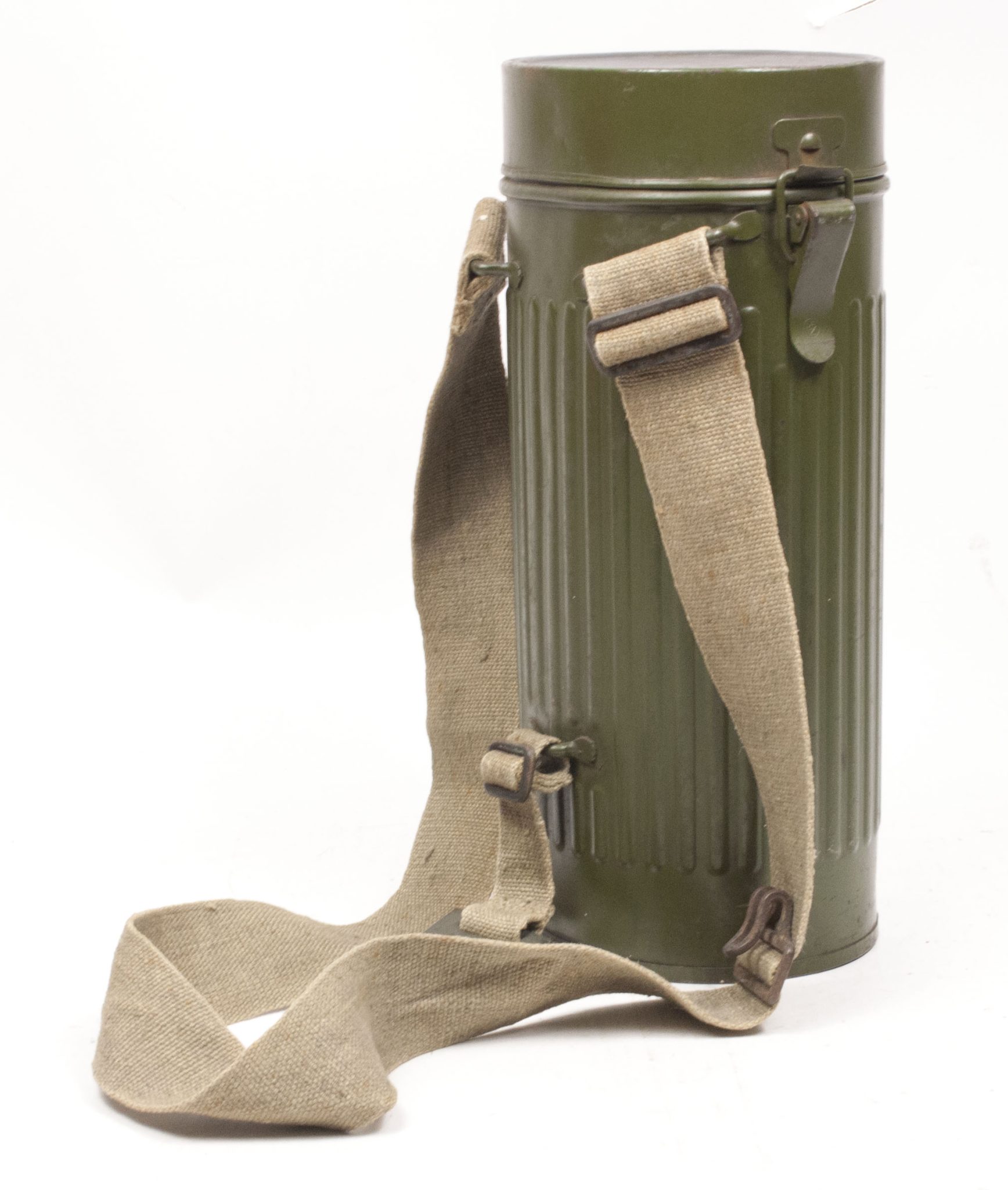 Dutch Army gasmask model H with canister and all extra parts (1940) - RARE - Image 5