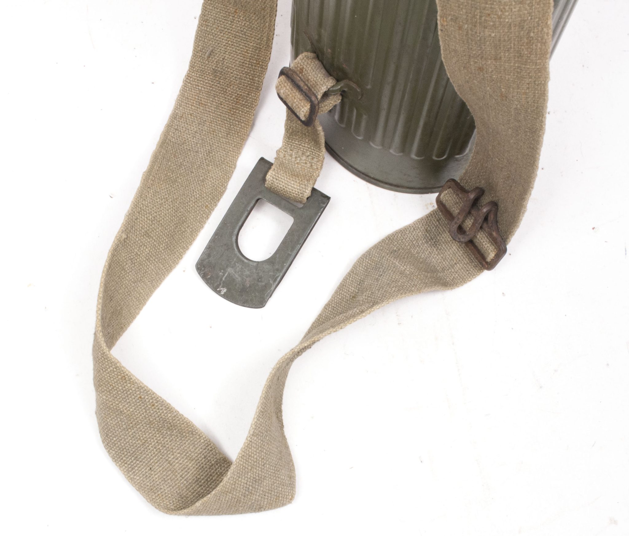 Dutch Army gasmask model H with canister and all extra parts (1940) - RARE - Image 6