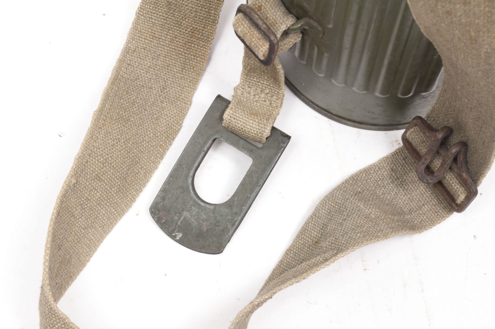 Dutch Army gasmask model H with canister and all extra parts (1940) - RARE - Image 7