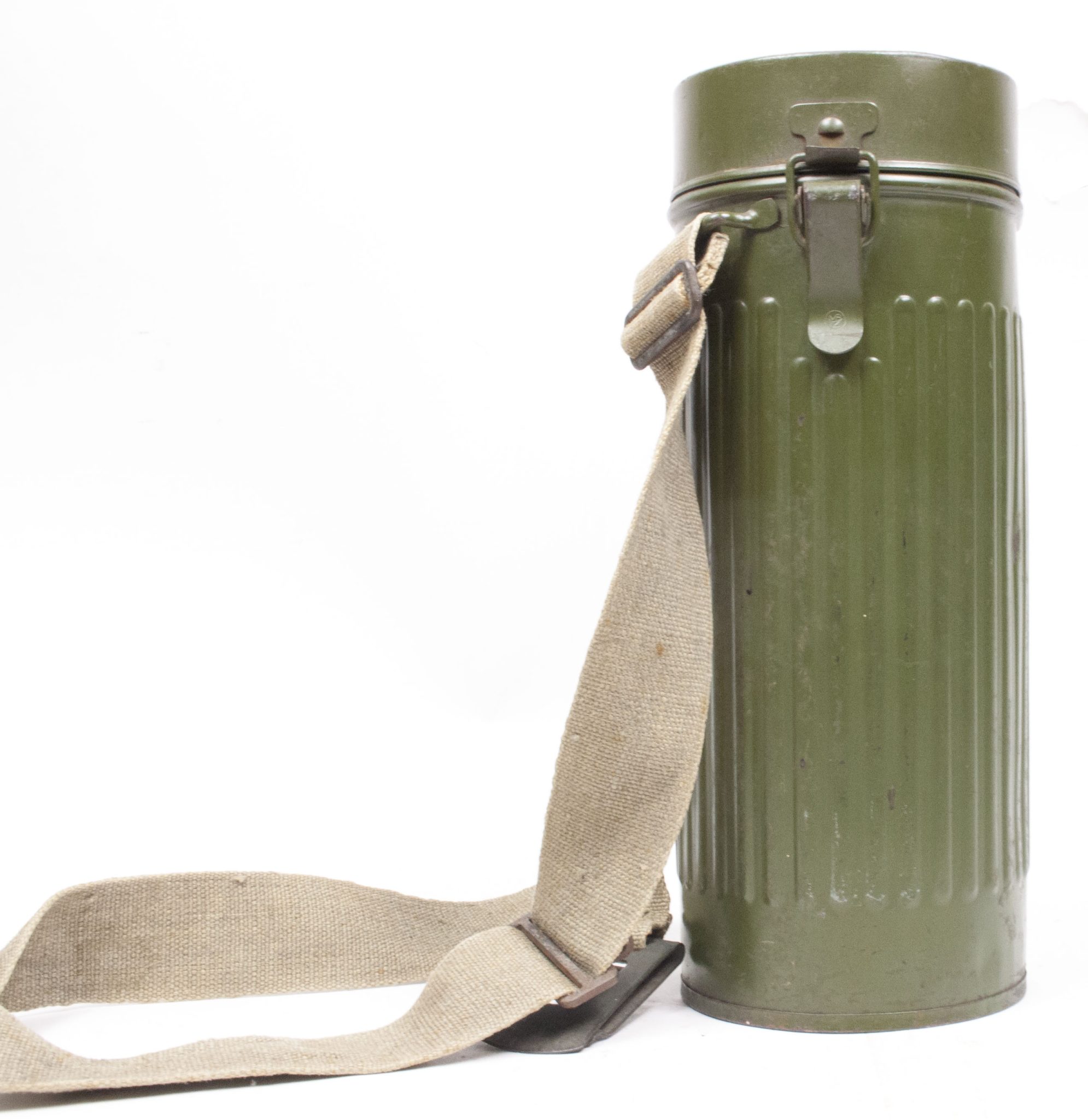 Dutch Army gasmask model H with canister and all extra parts (1940) - RARE - Image 9