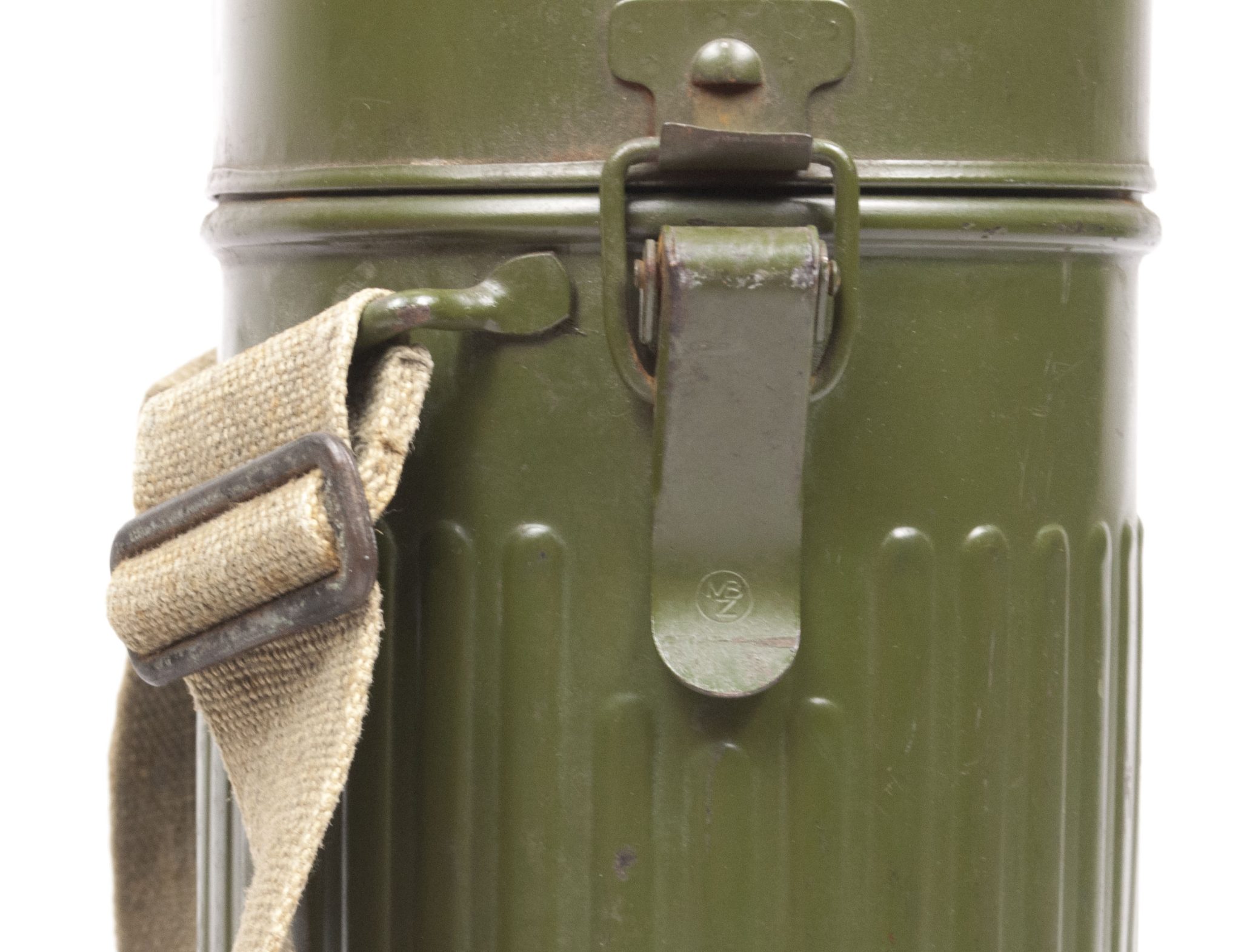 Dutch Army gasmask model H with canister and all extra parts (1940) - RARE - Image 11