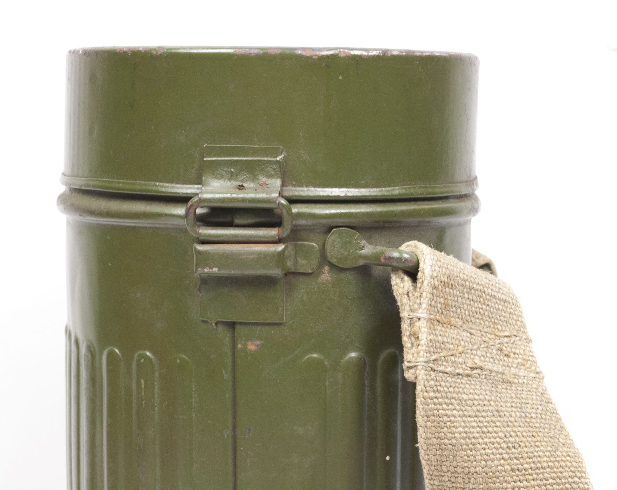 Dutch Army gasmask model H with canister and all extra parts (1940) - RARE - Image 14