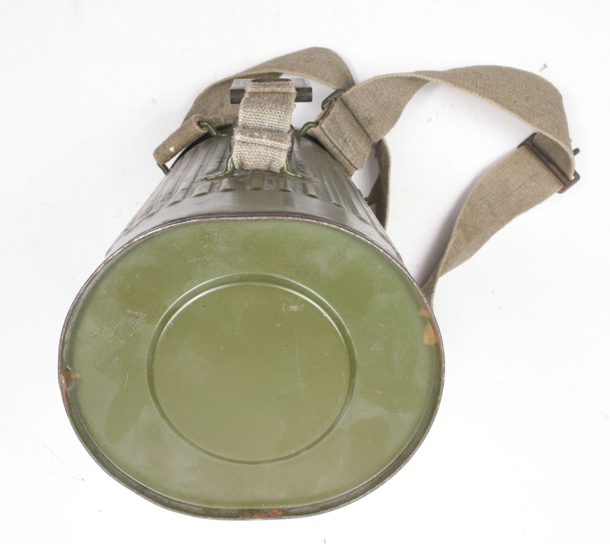 Dutch Army gasmask model H with canister and all extra parts (1940) - RARE - Image 15
