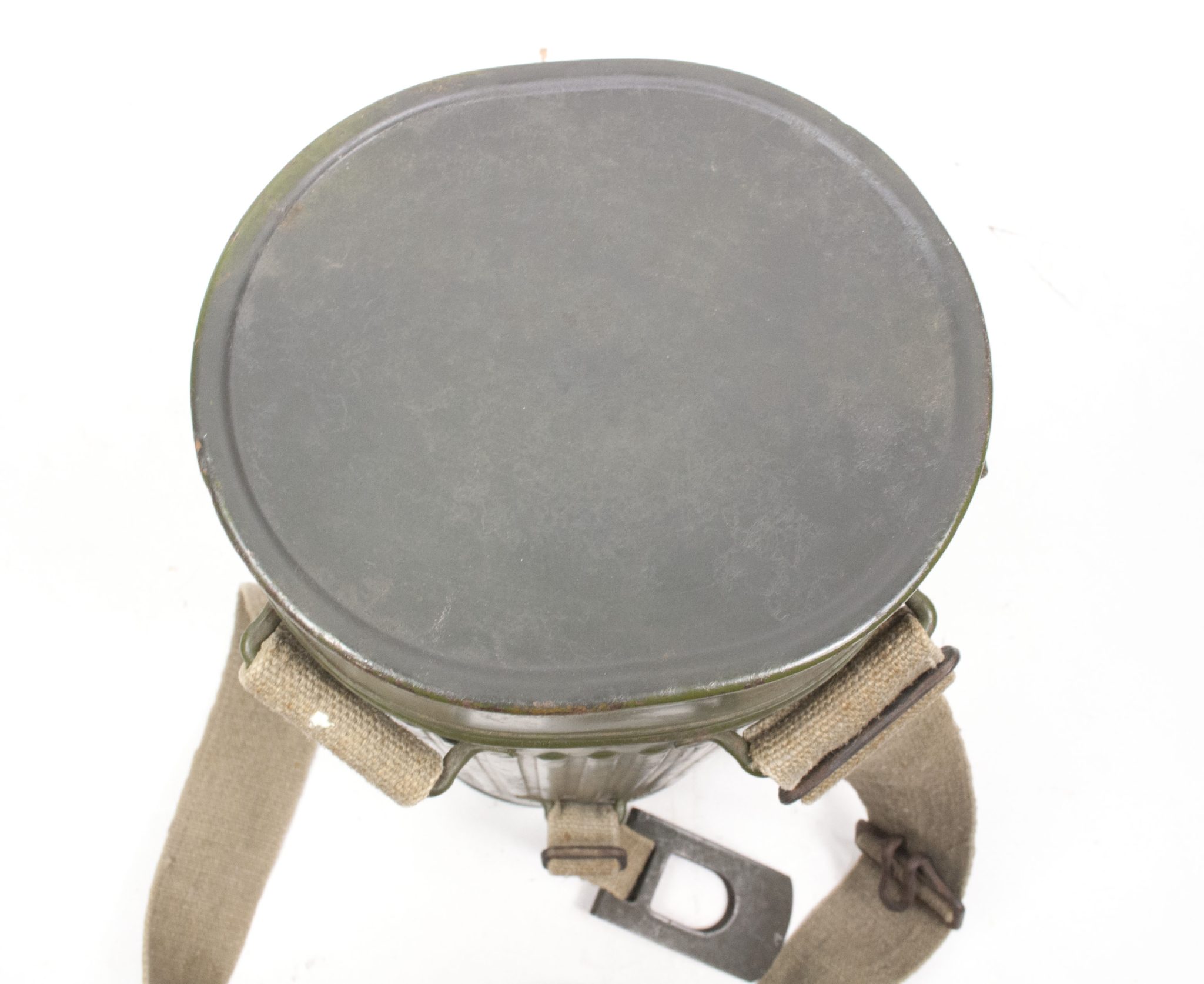 Dutch Army gasmask model H with canister and all extra parts (1940) - RARE - Image 17