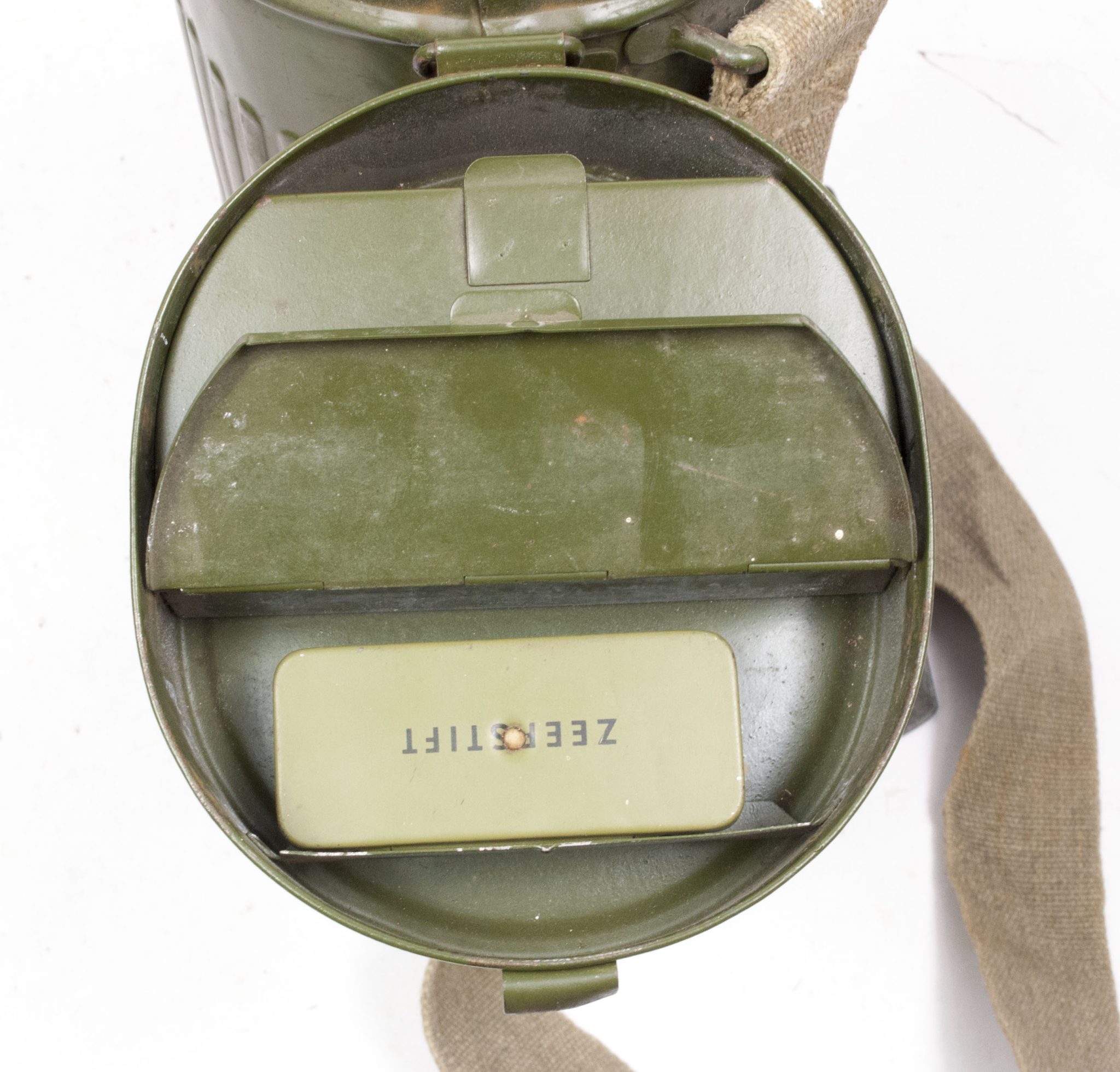 Dutch Army gasmask model H with canister and all extra parts (1940) - RARE - Image 21