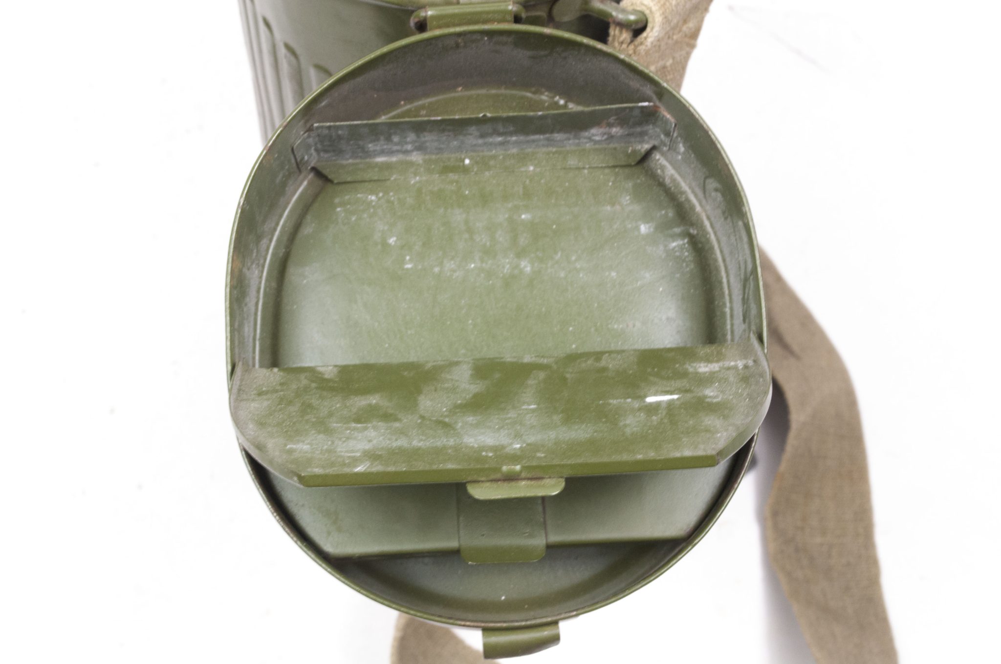 Dutch Army gasmask model H with canister and all extra parts (1940) - RARE - Image 29