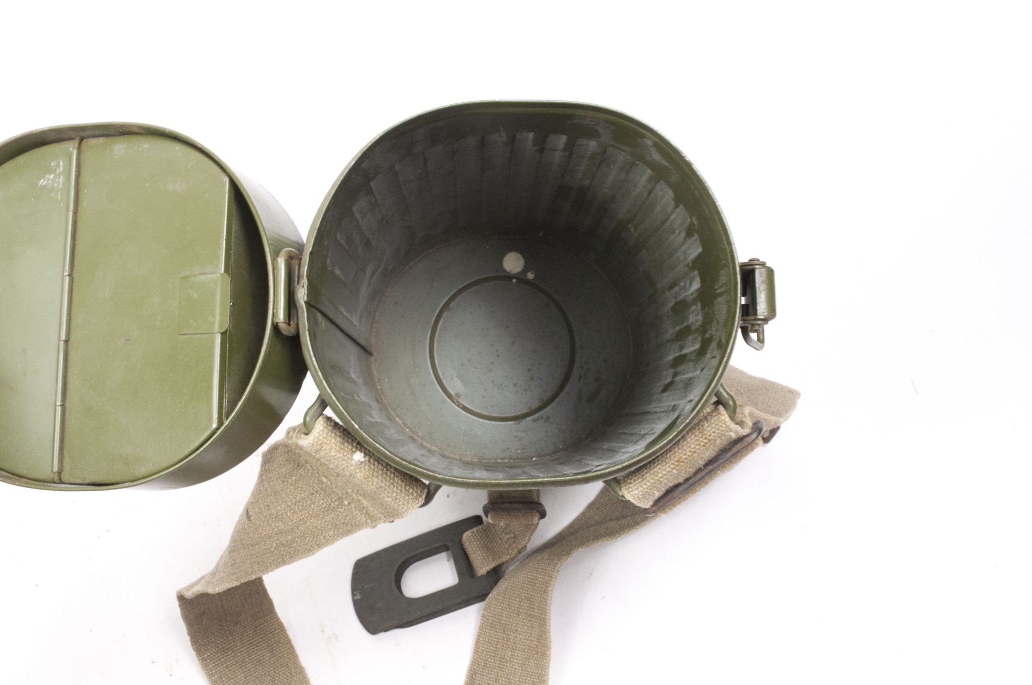 Dutch Army gasmask model H with canister and all extra parts (1940) - RARE - Image 33