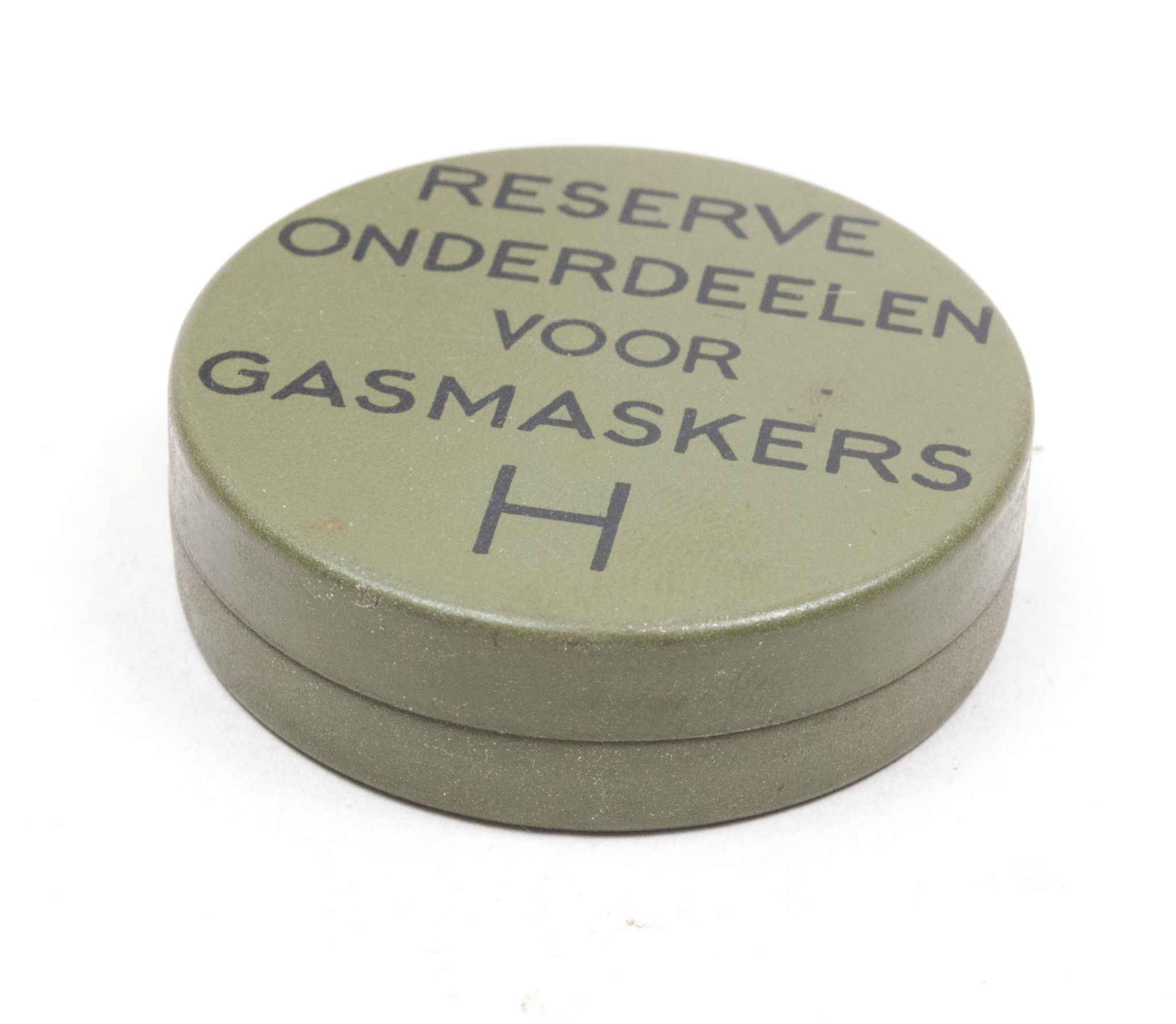 Dutch Army gasmask model H with canister and all extra parts (1940) - RARE - Image 37