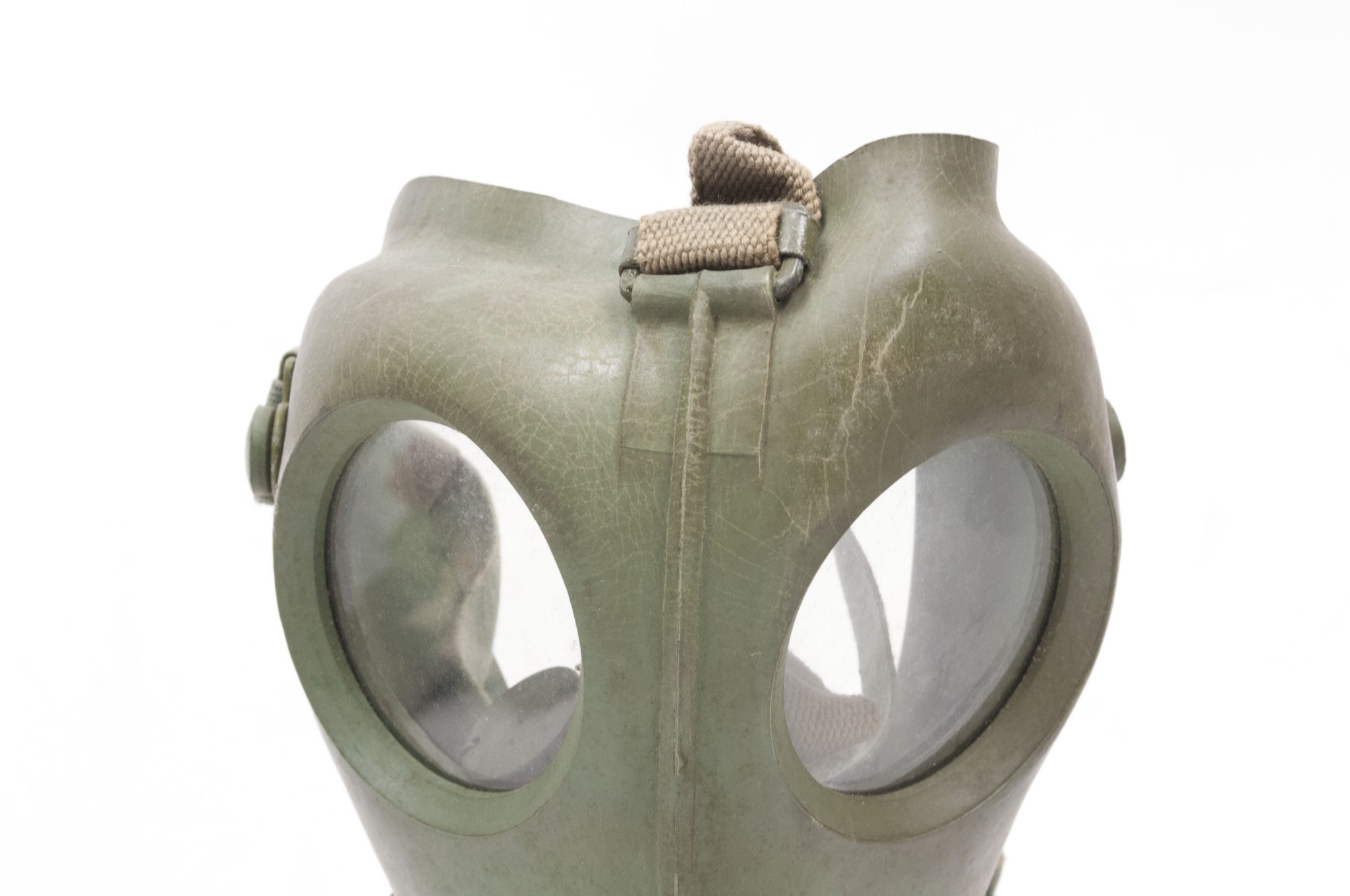 Dutch Army gasmask model H with canister and all extra parts (1940) - RARE - Image 44