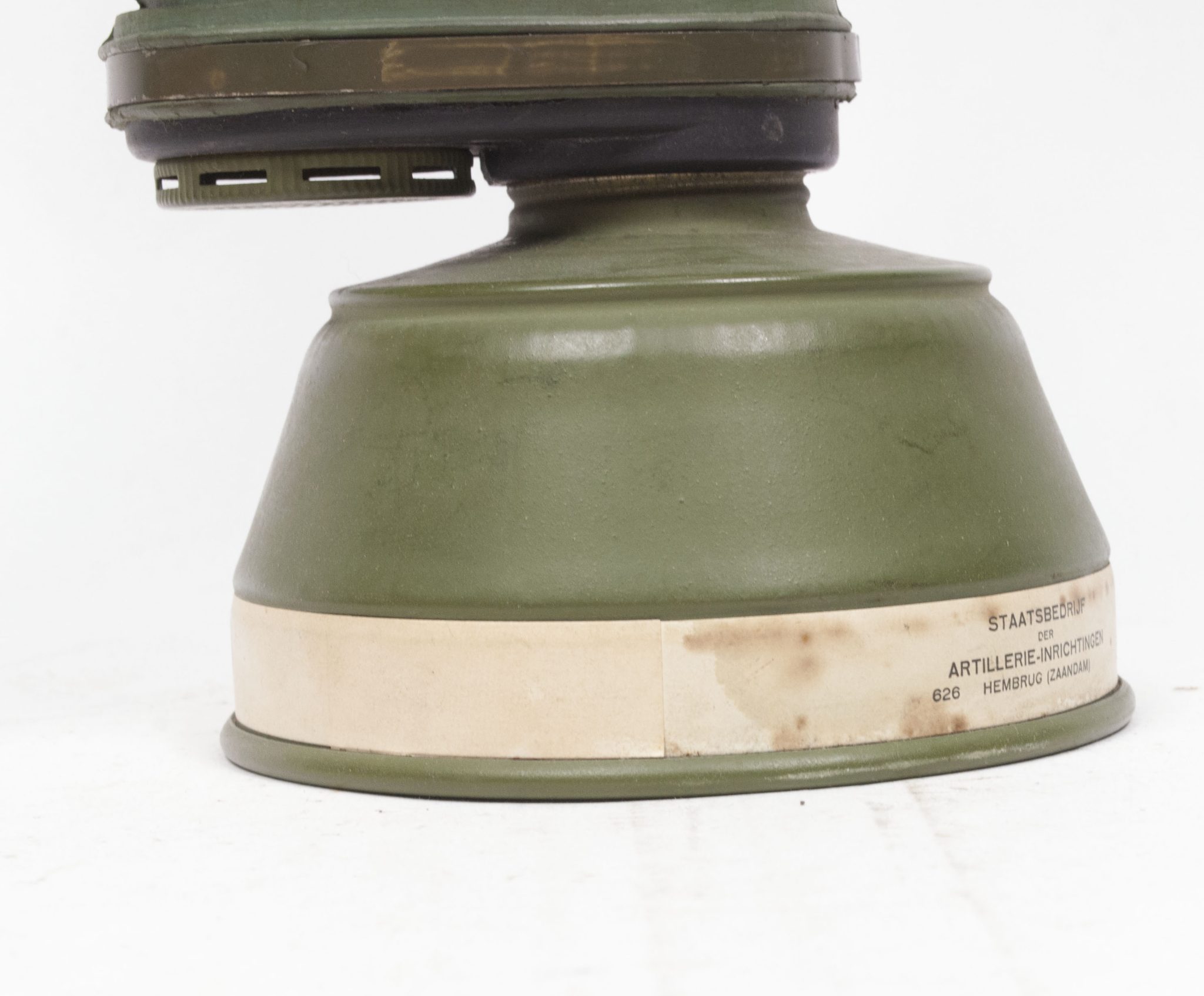 Dutch Army gasmask model H with canister and all extra parts (1940) - RARE - Image 53