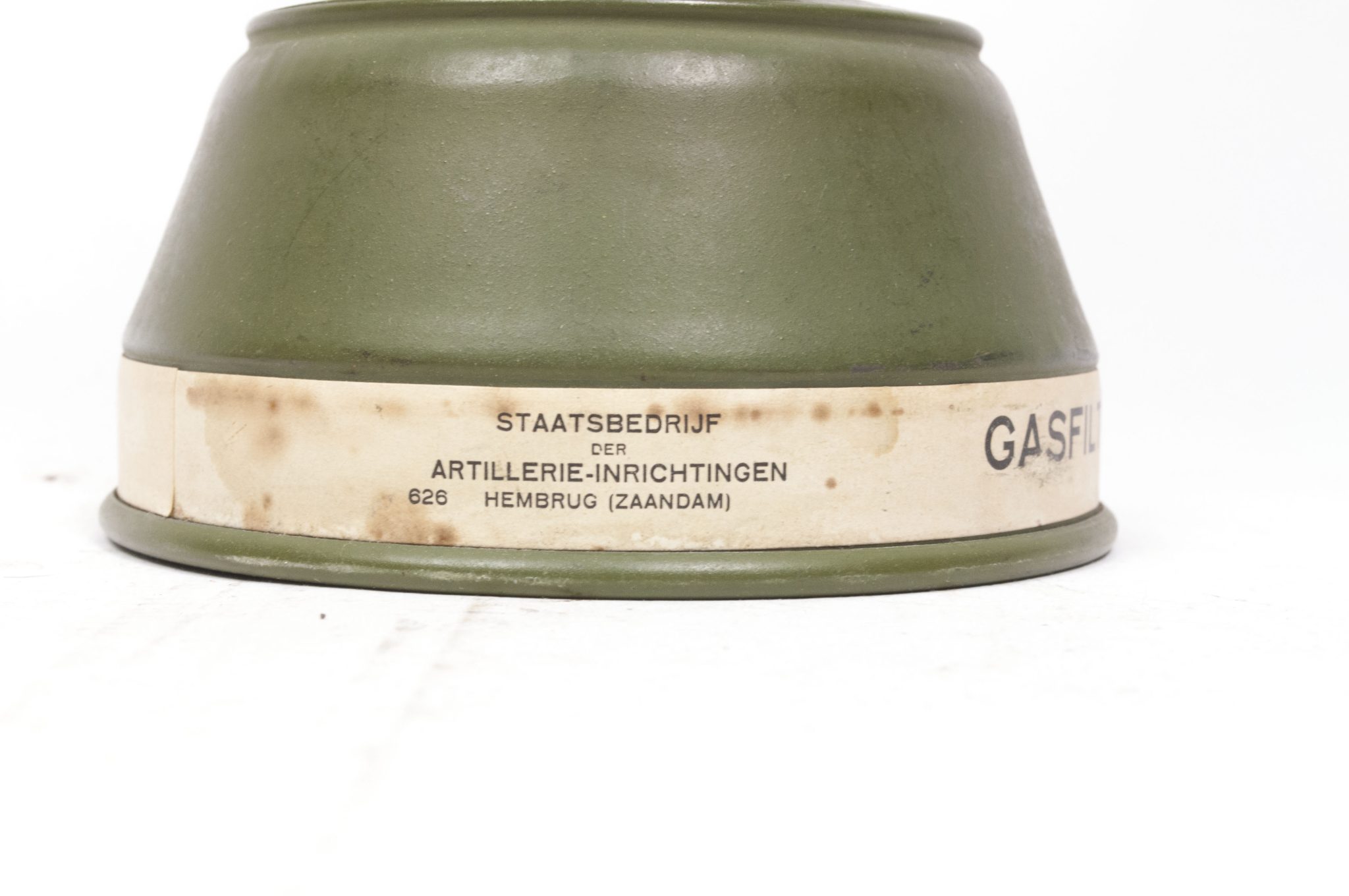 Dutch Army gasmask model H with canister and all extra parts (1940) - RARE - Image 54