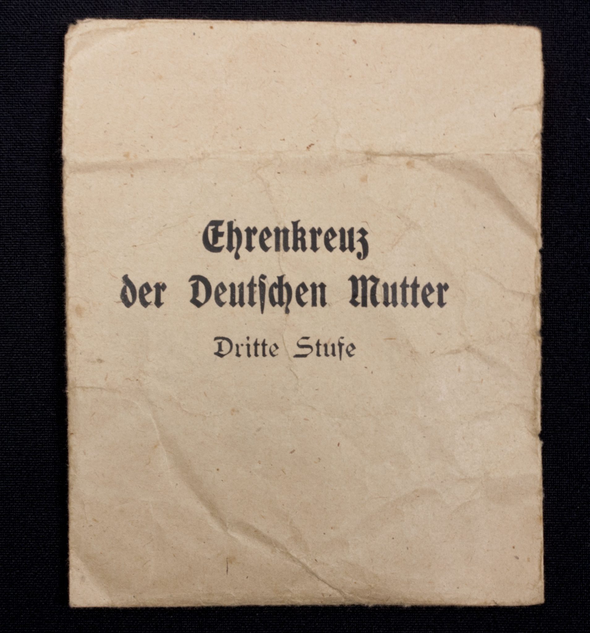 Ehrenkreuz der Deutsche Mutter Mutterkreuz in bronze + enbeloppe (Maker Steinhauer & Lück Lüdenscheid) (6)
