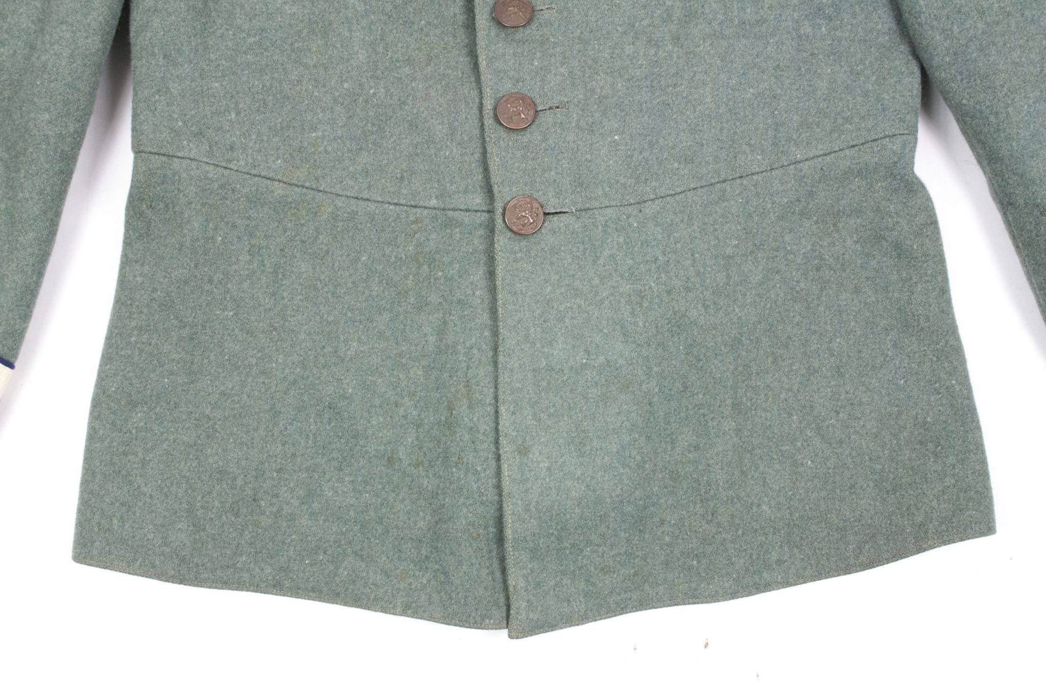 Huzaren hoornblazer Nederlandse Mobilisatie (Soldaat te paard) uniform grove wol / Dutch Army before 1940 mobilisation Husar tunic + breeches - VERY RARE - Image 13