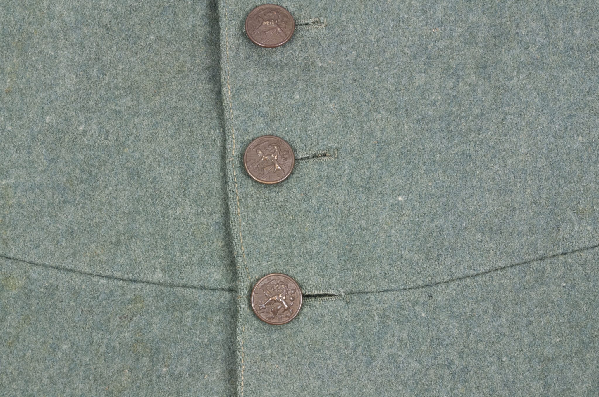 Huzaren hoornblazer Nederlandse Mobilisatie (Soldaat te paard) uniform grove wol / Dutch Army before 1940 mobilisation Husar tunic + breeches - VERY RARE - Image 14