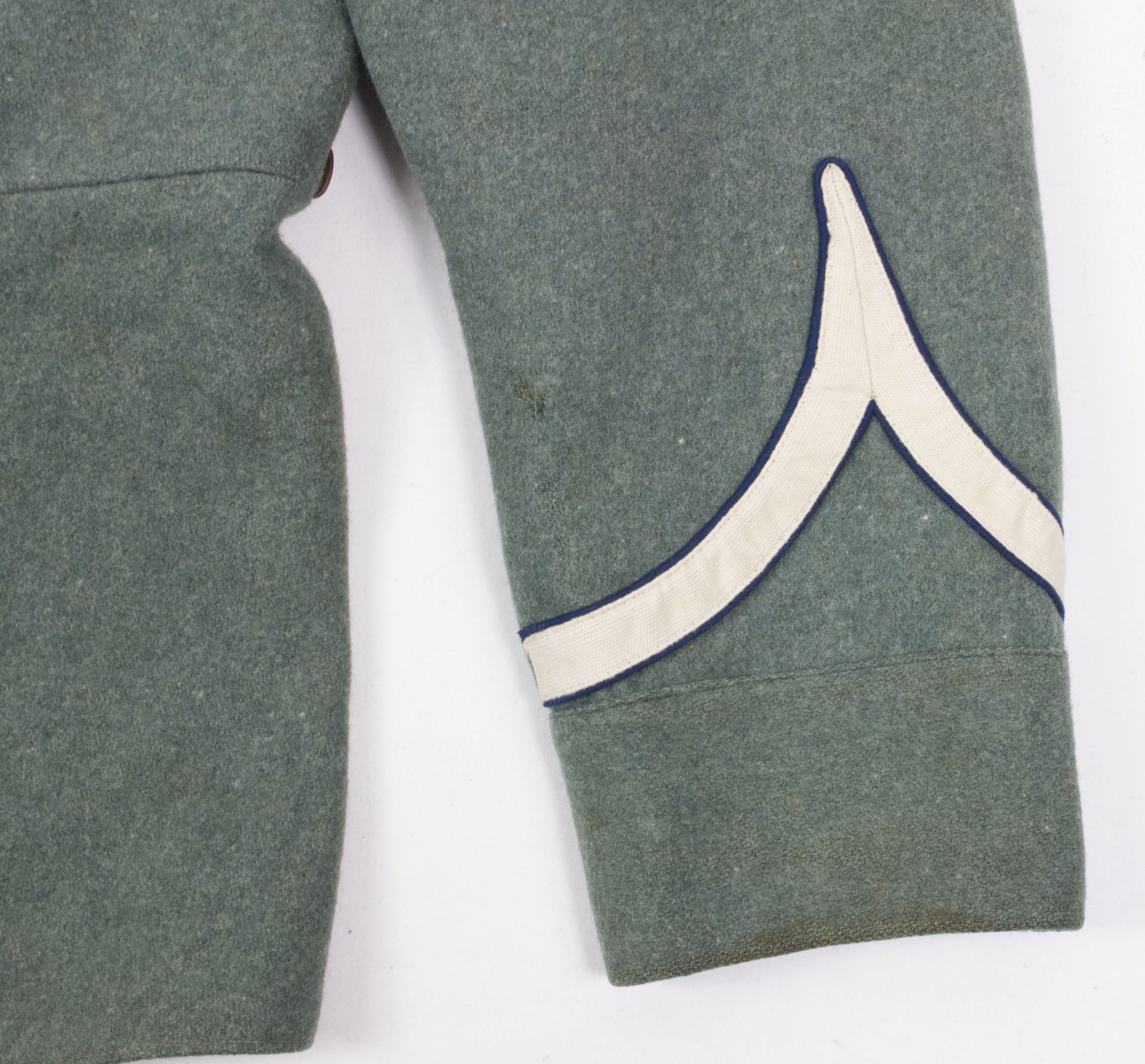 Huzaren hoornblazer Nederlandse Mobilisatie (Soldaat te paard) uniform grove wol / Dutch Army before 1940 mobilisation Husar tunic + breeches - VERY RARE - Image 15