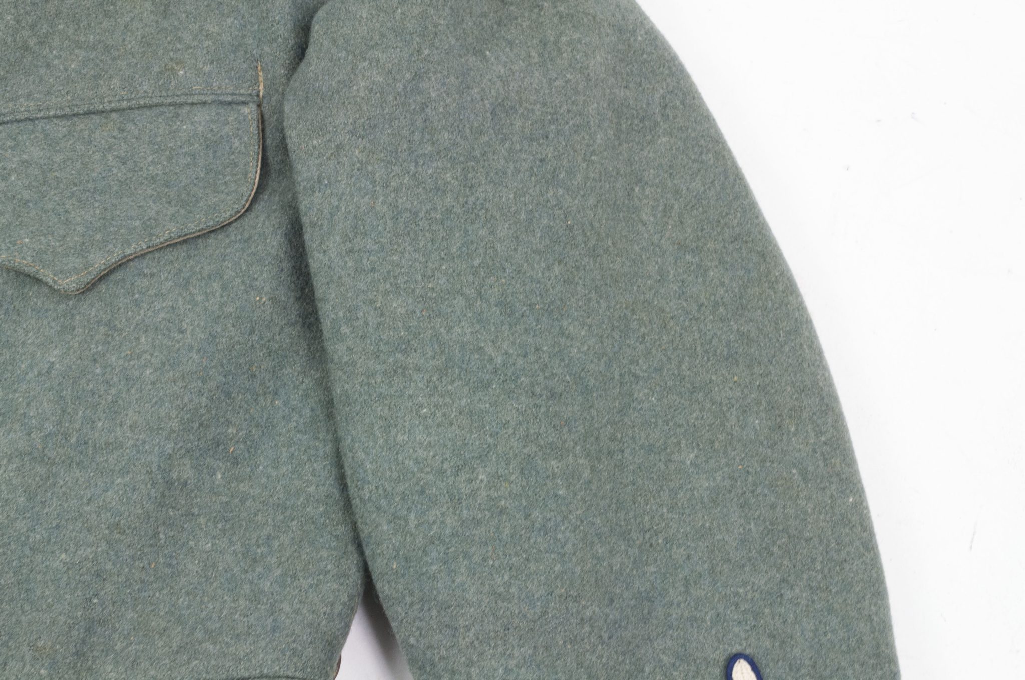 Huzaren hoornblazer Nederlandse Mobilisatie (Soldaat te paard) uniform grove wol / Dutch Army before 1940 mobilisation Husar tunic + breeches - VERY RARE - Image 17