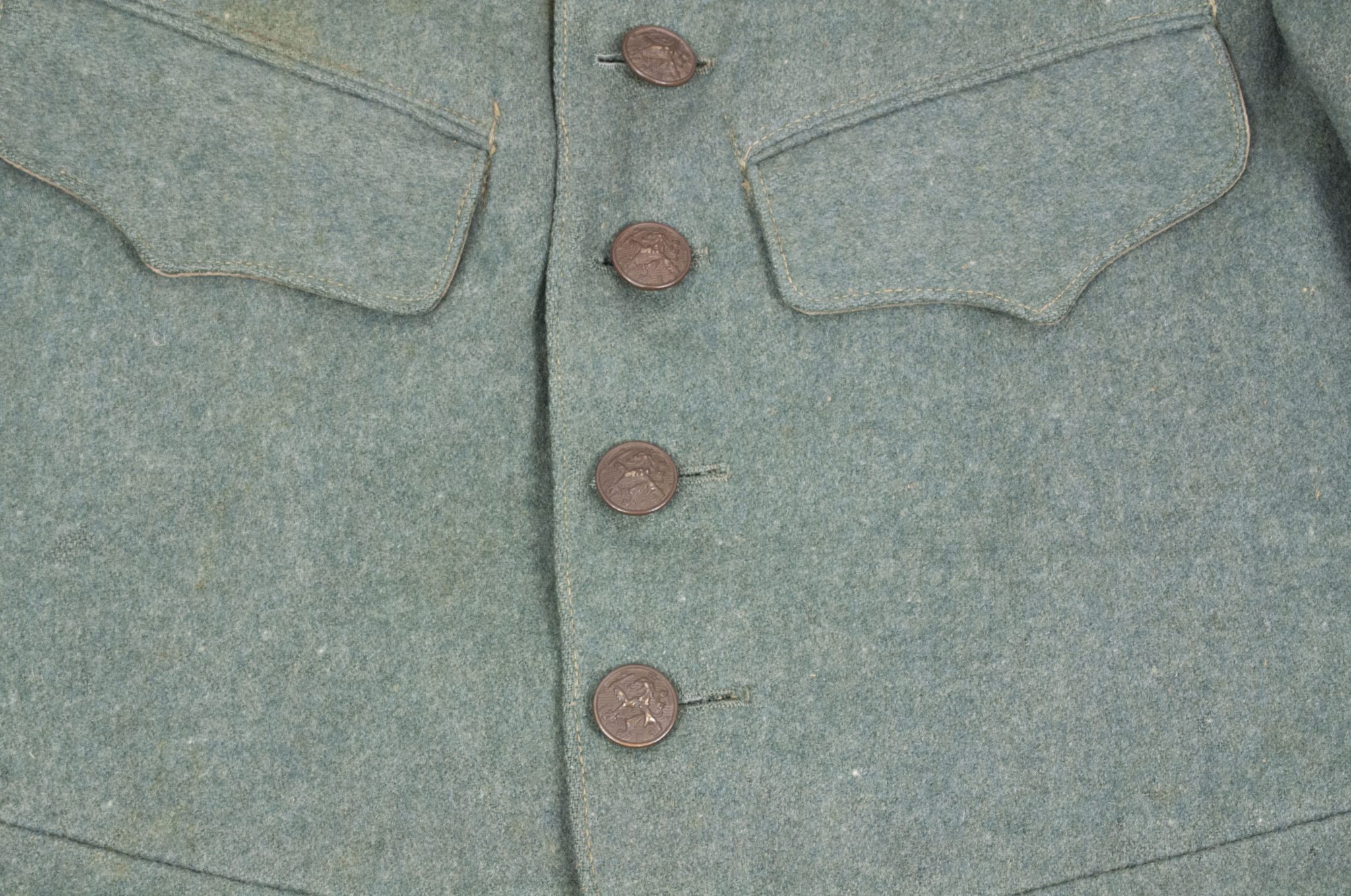 Huzaren hoornblazer Nederlandse Mobilisatie (Soldaat te paard) uniform grove wol / Dutch Army before 1940 mobilisation Husar tunic + breeches - VERY RARE - Image 18