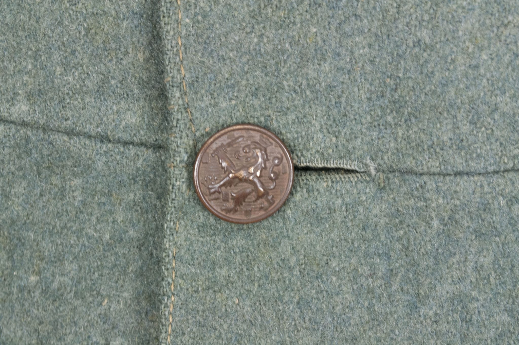 Huzaren hoornblazer Nederlandse Mobilisatie (Soldaat te paard) uniform grove wol / Dutch Army before 1940 mobilisation Husar tunic + breeches - VERY RARE - Image 19