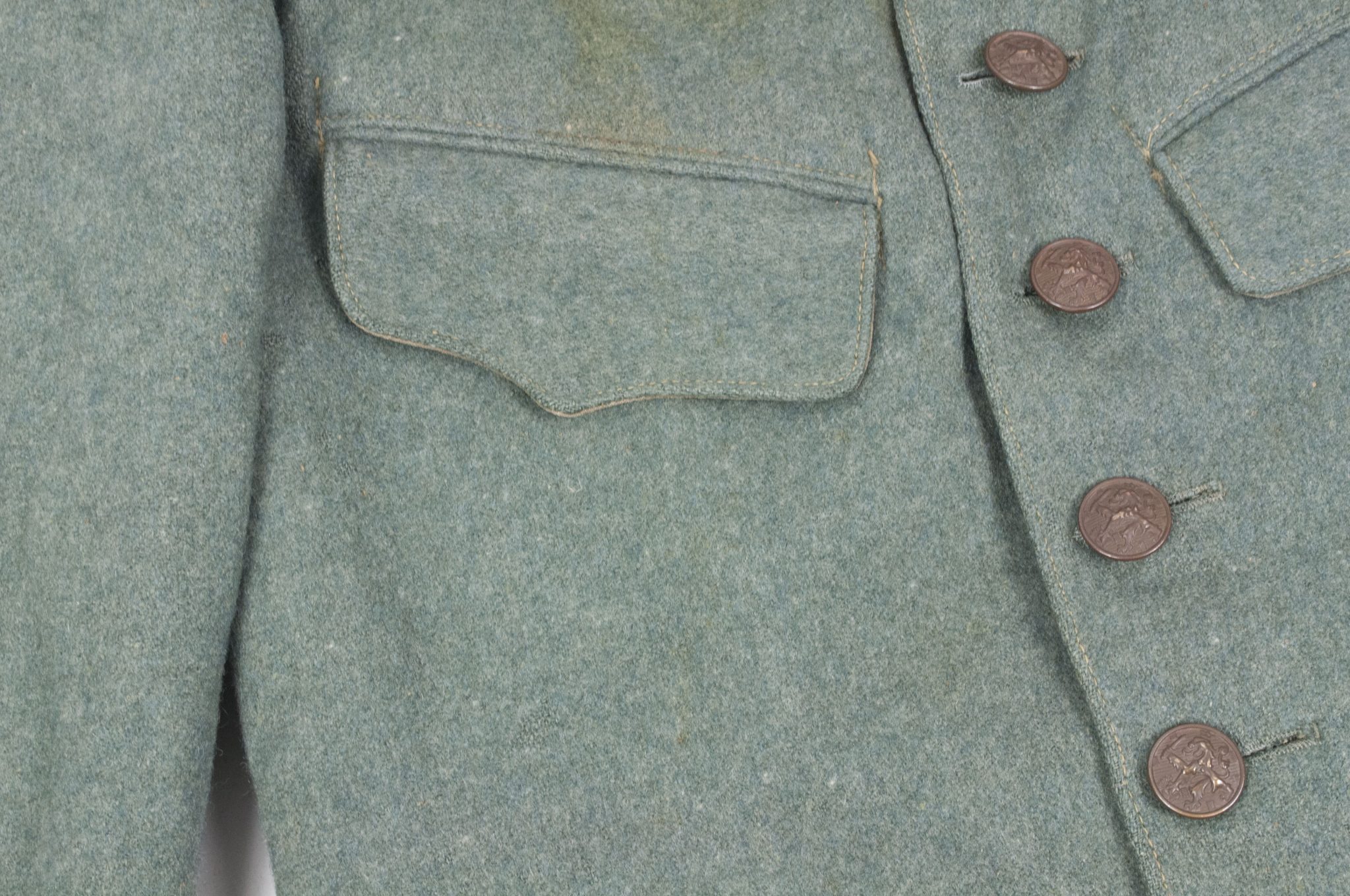 Huzaren hoornblazer Nederlandse Mobilisatie (Soldaat te paard) uniform grove wol / Dutch Army before 1940 mobilisation Husar tunic + breeches - VERY RARE - Image 21