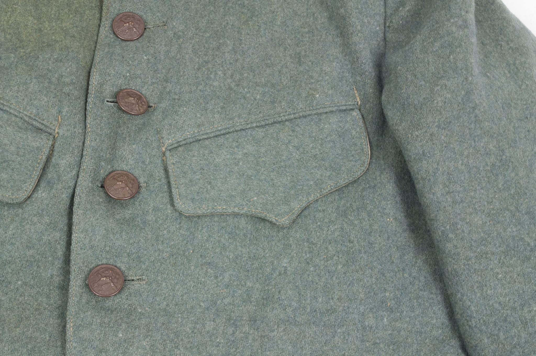 Huzaren hoornblazer Nederlandse Mobilisatie (Soldaat te paard) uniform grove wol / Dutch Army before 1940 mobilisation Husar tunic + breeches - VERY RARE - Image 22