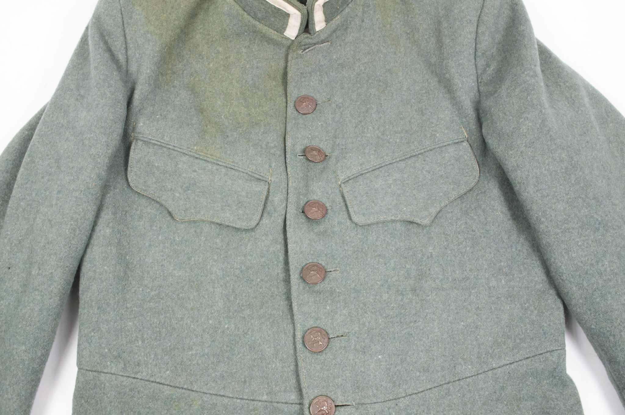 Huzaren hoornblazer Nederlandse Mobilisatie (Soldaat te paard) uniform grove wol / Dutch Army before 1940 mobilisation Husar tunic + breeches - VERY RARE - Image 23