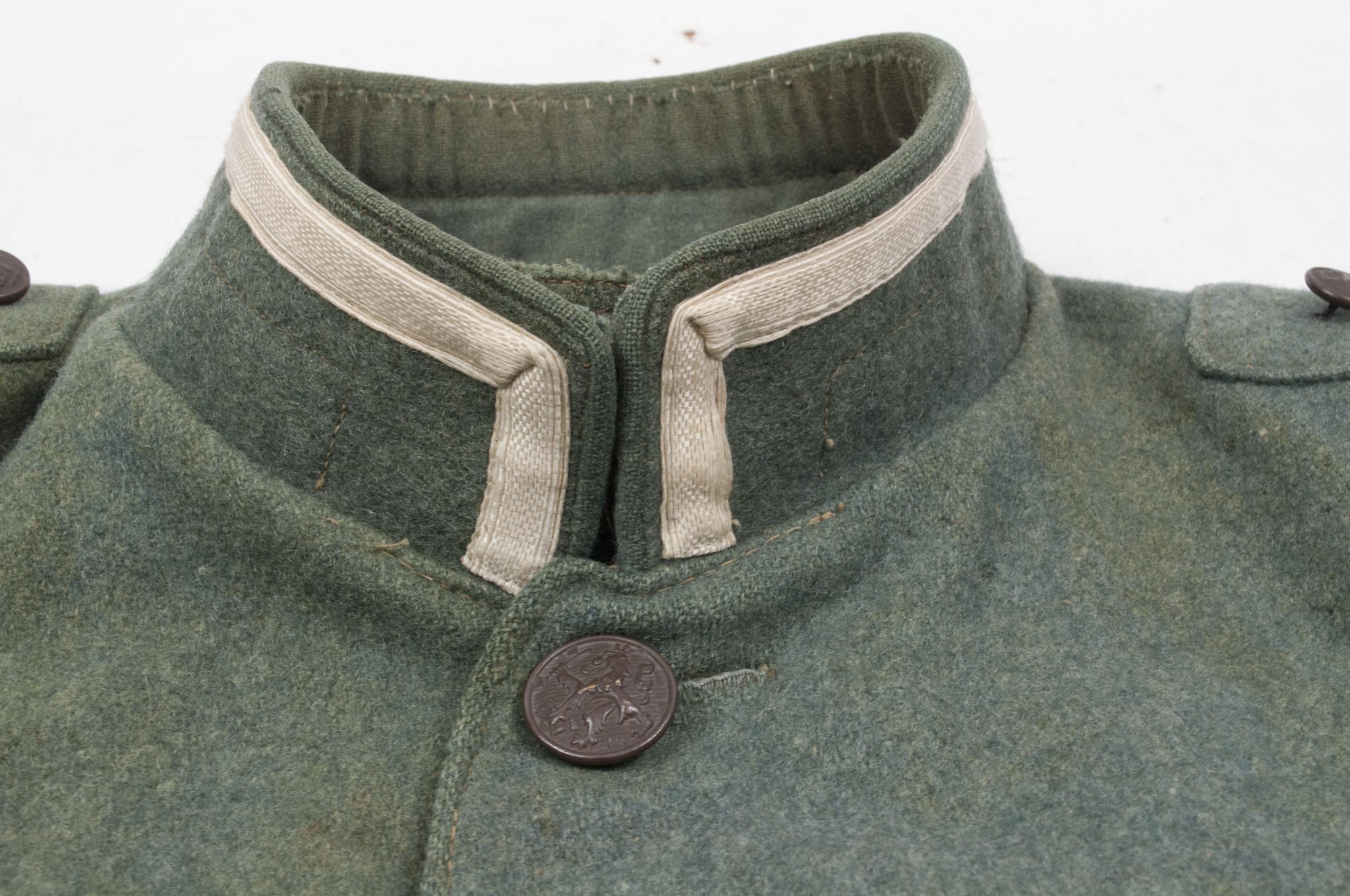 Huzaren hoornblazer Nederlandse Mobilisatie (Soldaat te paard) uniform grove wol / Dutch Army before 1940 mobilisation Husar tunic + breeches - VERY RARE - Image 30