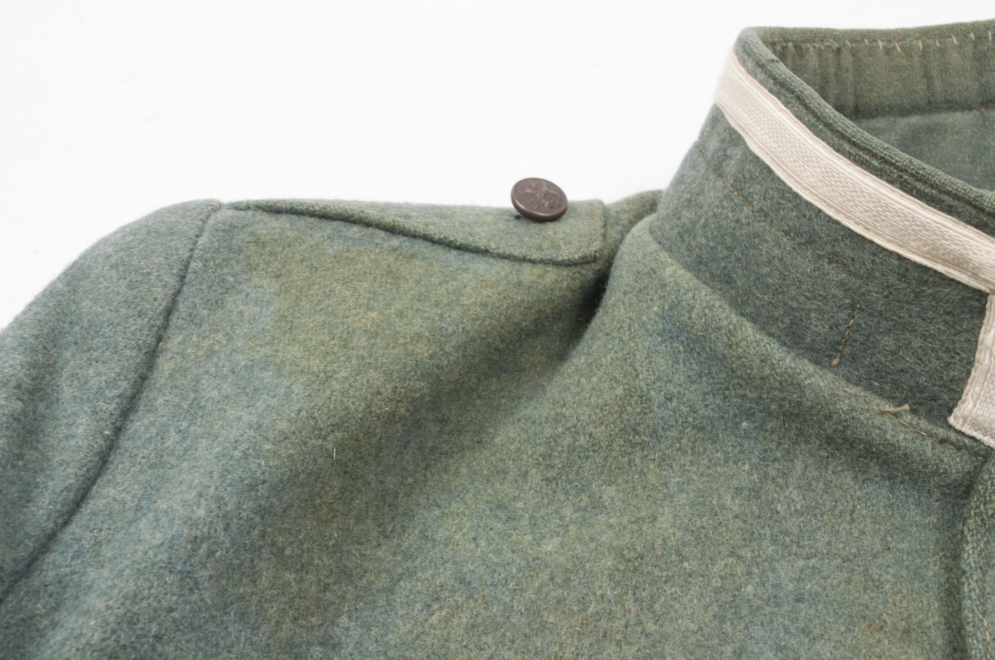Huzaren hoornblazer Nederlandse Mobilisatie (Soldaat te paard) uniform grove wol / Dutch Army before 1940 mobilisation Husar tunic + breeches - VERY RARE - Image 31