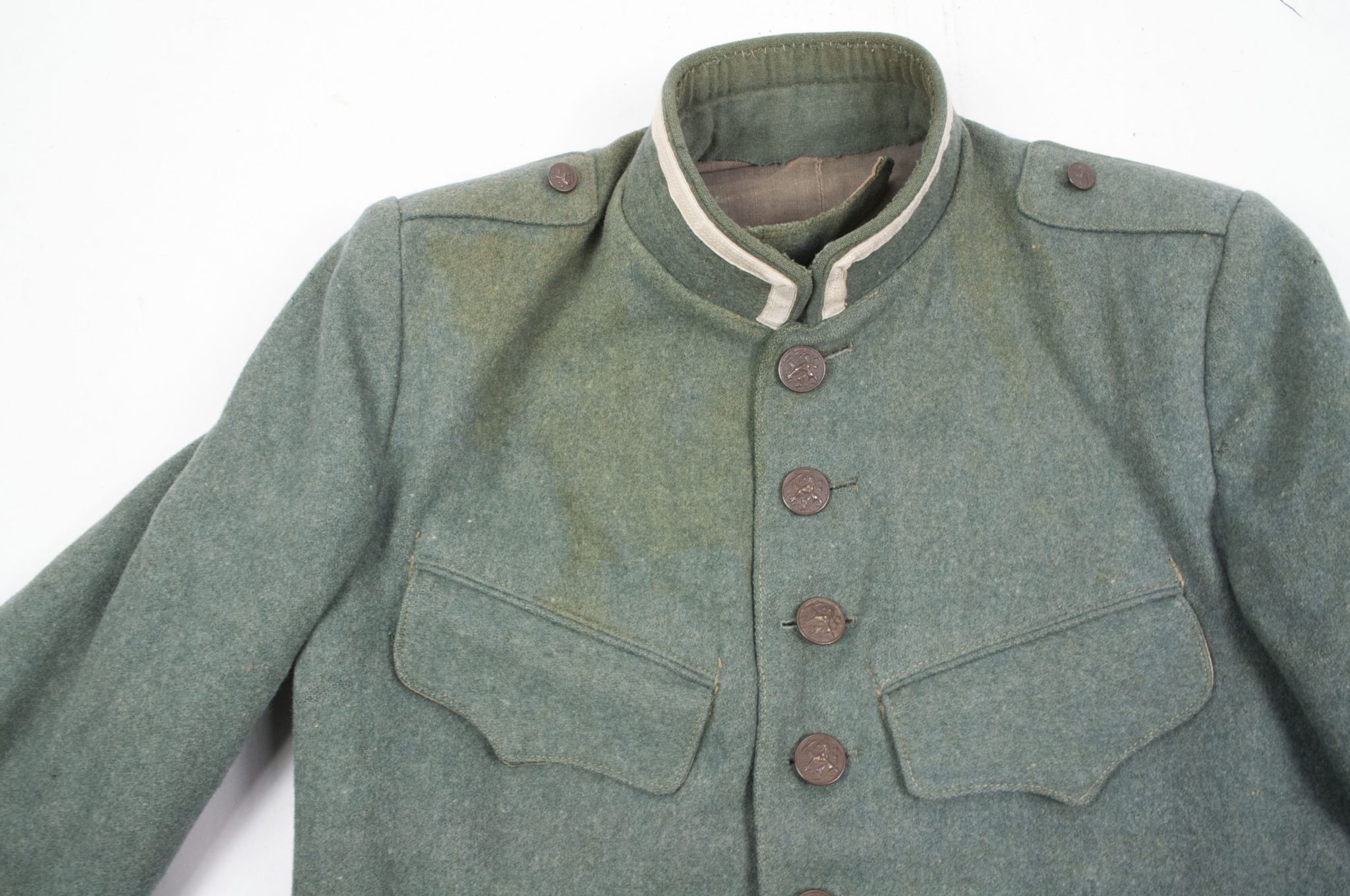 Huzaren hoornblazer Nederlandse Mobilisatie (Soldaat te paard) uniform grove wol / Dutch Army before 1940 mobilisation Husar tunic + breeches - VERY RARE - Image 33