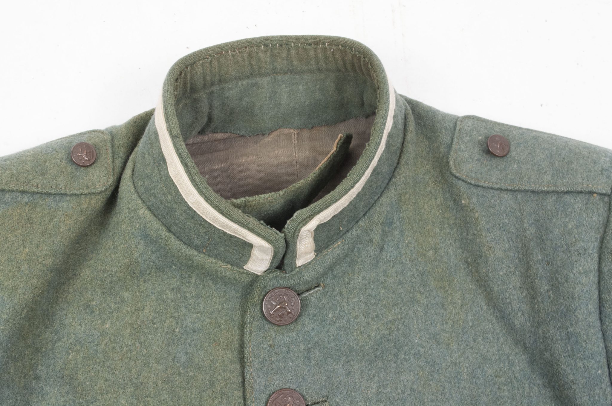 Huzaren hoornblazer Nederlandse Mobilisatie (Soldaat te paard) uniform grove wol / Dutch Army before 1940 mobilisation Husar tunic + breeches - VERY RARE - Image 34