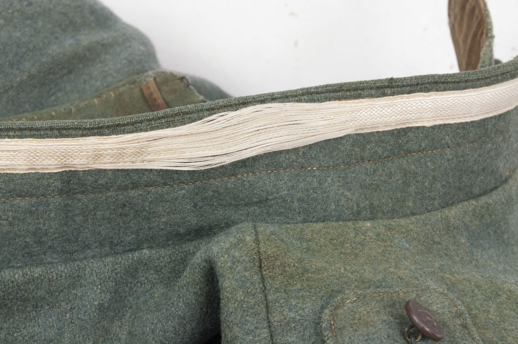 Huzaren hoornblazer Nederlandse Mobilisatie (Soldaat te paard) uniform grove wol / Dutch Army before 1940 mobilisation Husar tunic + breeches - VERY RARE - Image 67