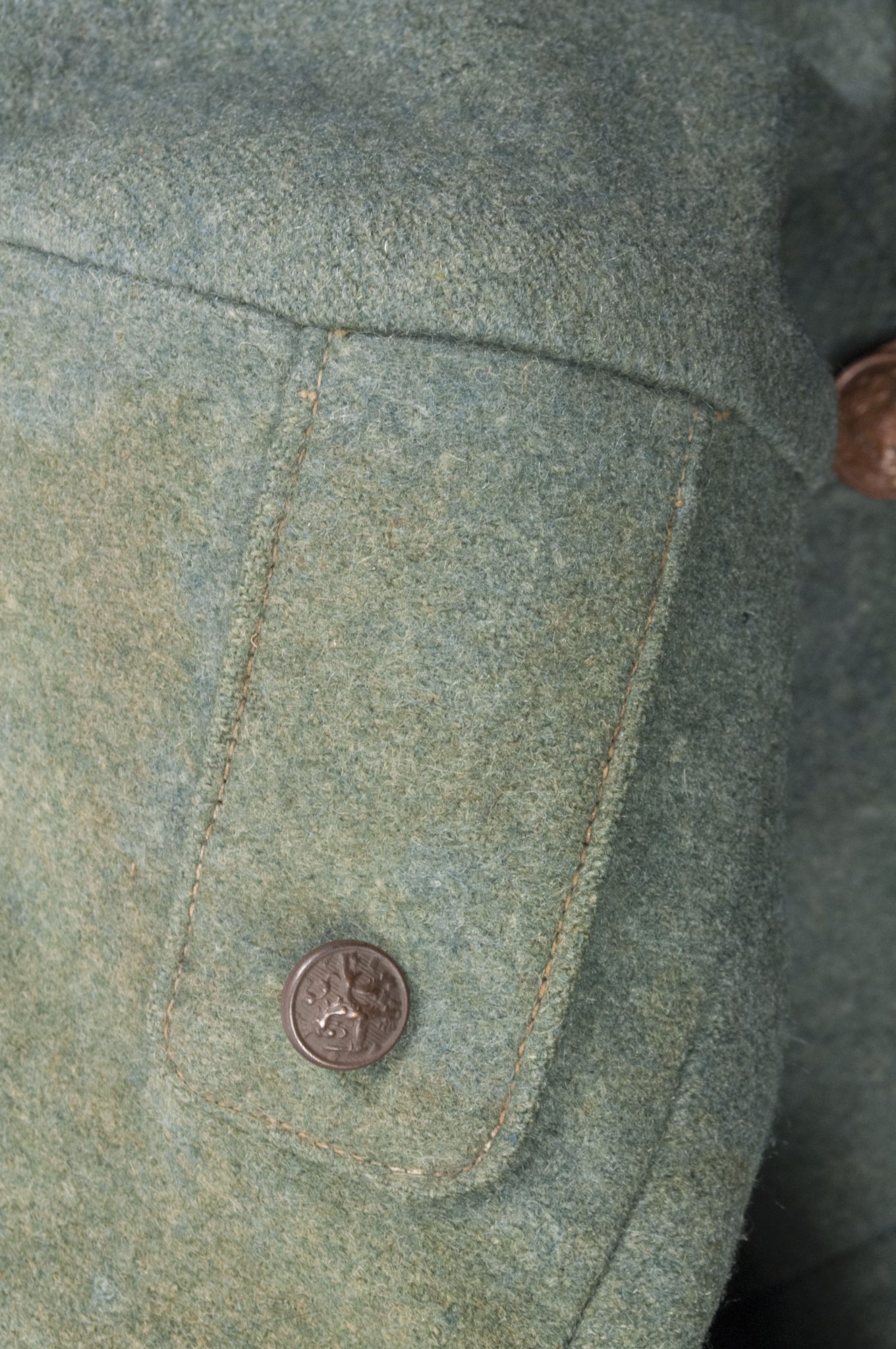 Huzaren hoornblazer Nederlandse Mobilisatie (Soldaat te paard) uniform grove wol / Dutch Army before 1940 mobilisation Husar tunic + breeches - VERY RARE - Image 68