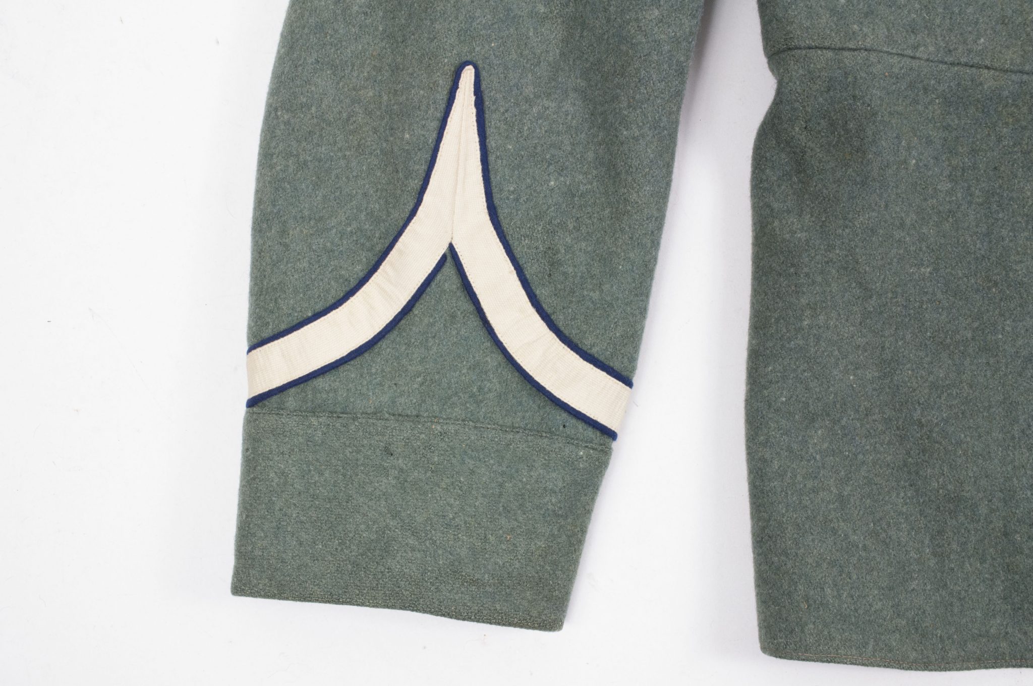 Huzaren hoornblazer Nederlandse Mobilisatie (Soldaat te paard) uniform grove wol / Dutch Army before 1940 mobilisation Husar tunic + breeches - VERY RARE - Image 9