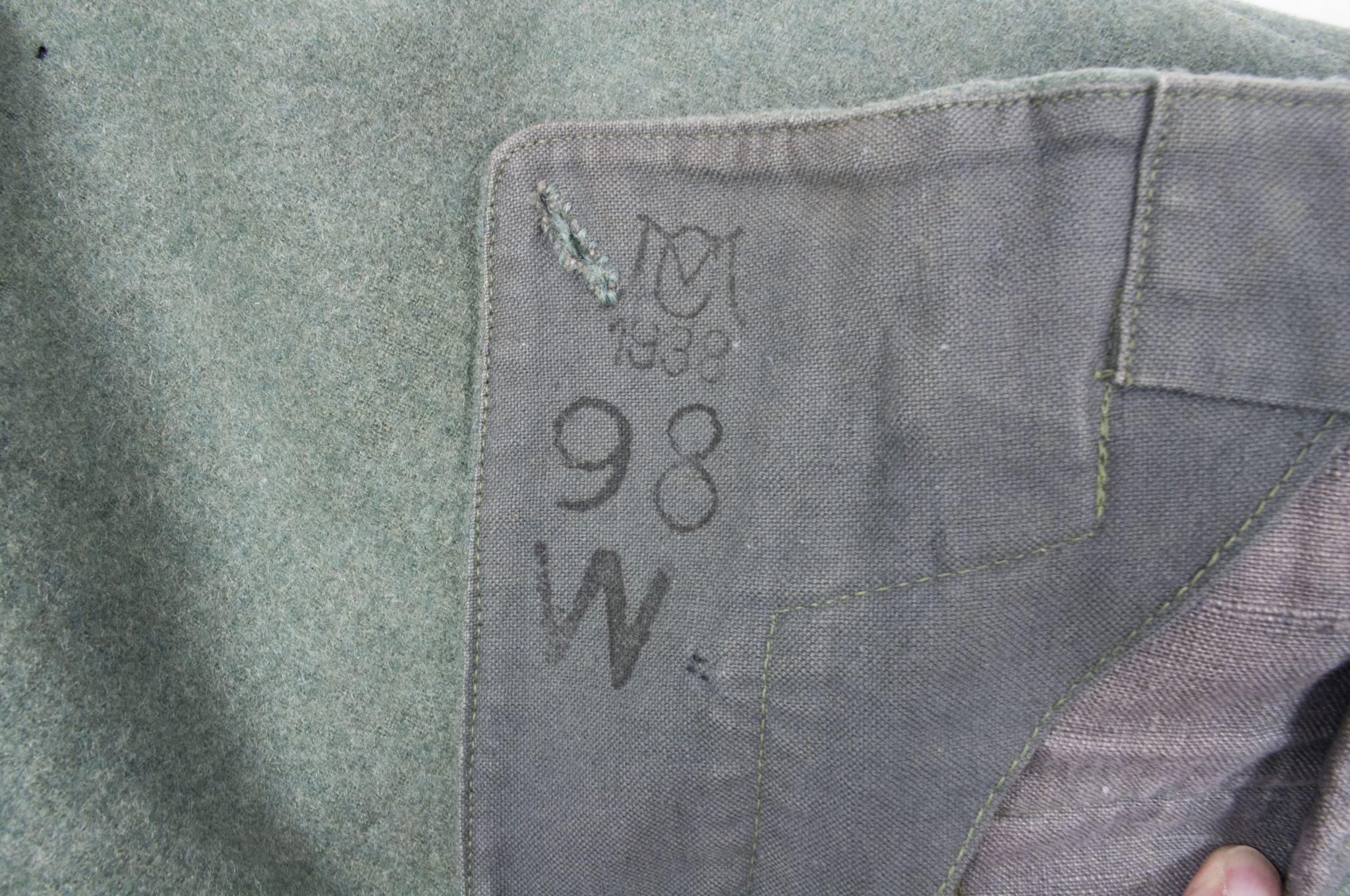 Huzaren hoornblazer Nederlandse Mobilisatie (Soldaat te paard) uniform grove wol / Dutch Army before 1940 mobilisation Husar tunic + breeches - VERY RARE - Image 90