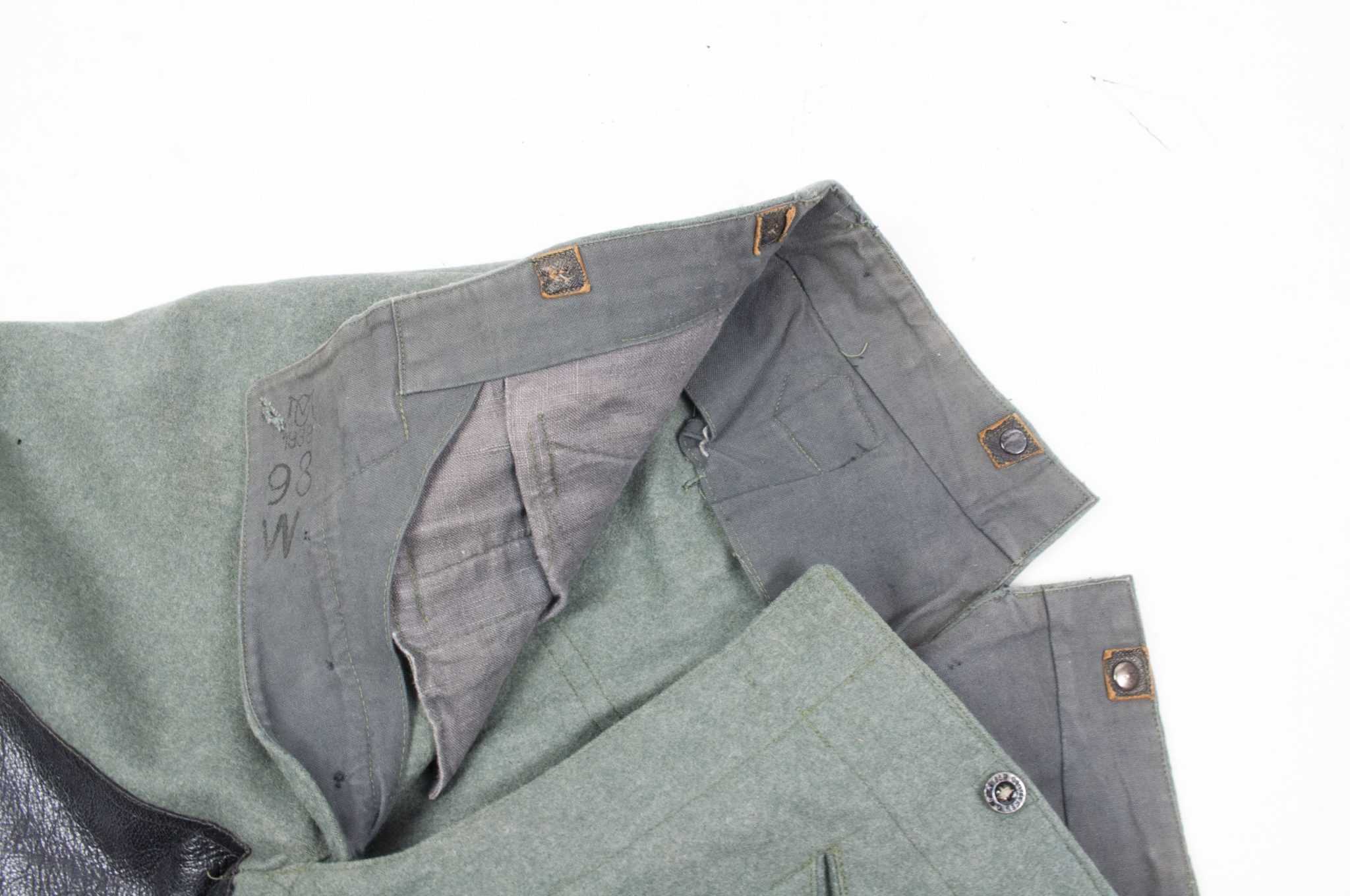 Huzaren hoornblazer Nederlandse Mobilisatie (Soldaat te paard) uniform grove wol / Dutch Army before 1940 mobilisation Husar tunic + breeches - VERY RARE - Image 92