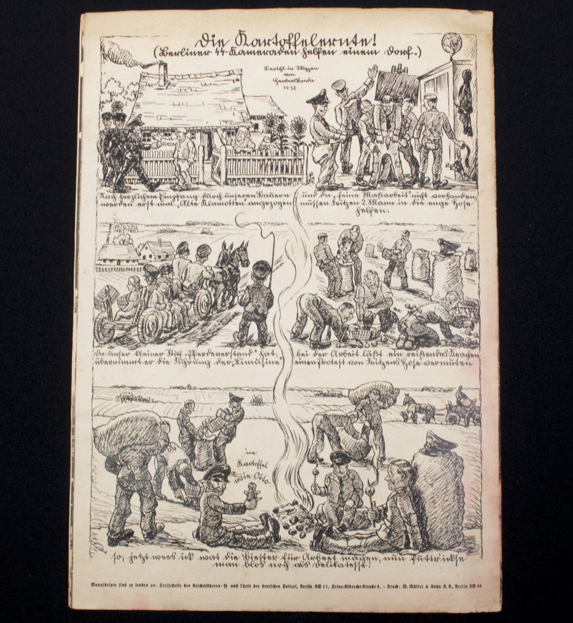 (Magazine) SS-FM Zeitschrift - Reichsführung SS für fördernde Mitglieder - 5. JahrgangFolge 11 (1938)