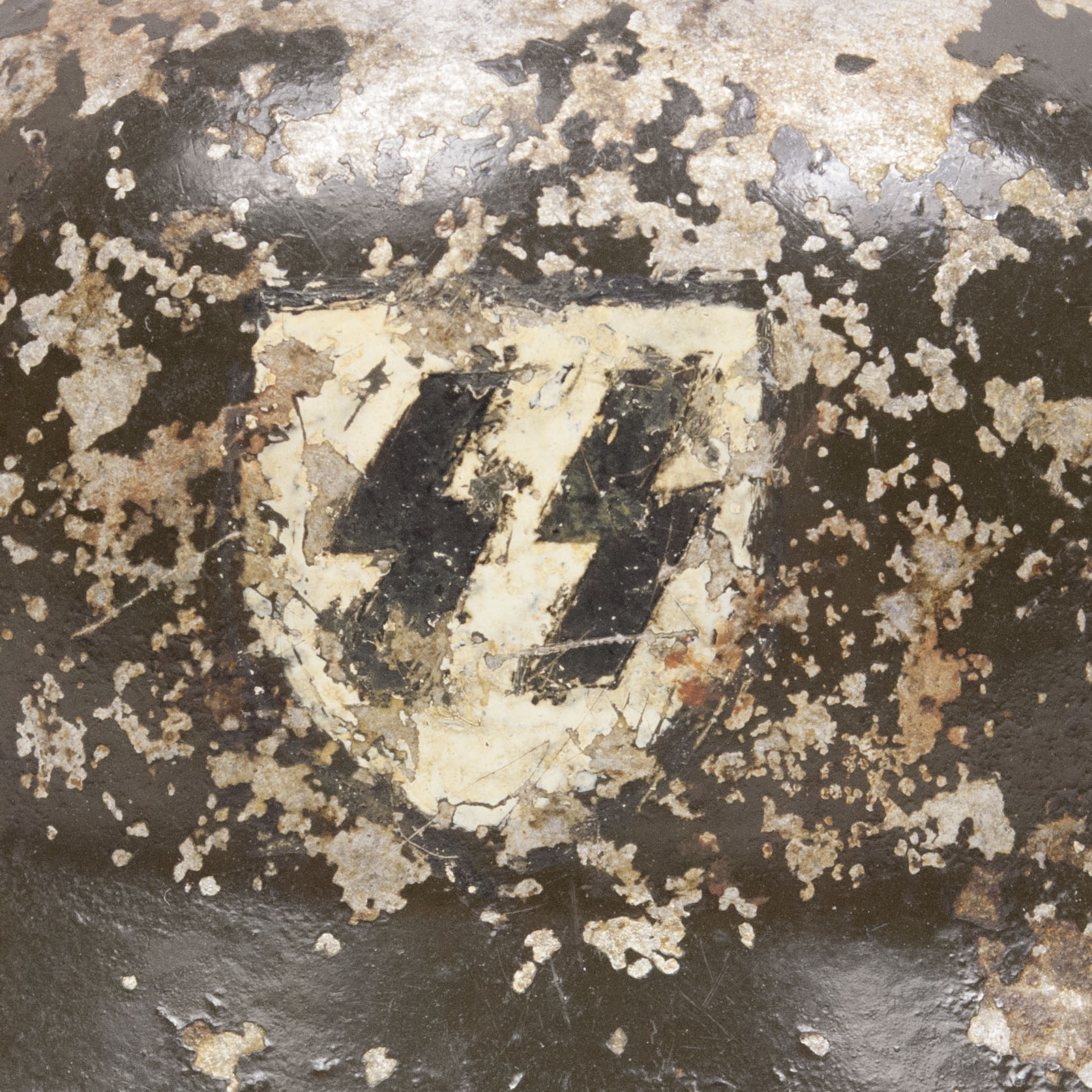 Miniature SS double decal Ferntrauungshelm Weddinghelmet – RARE