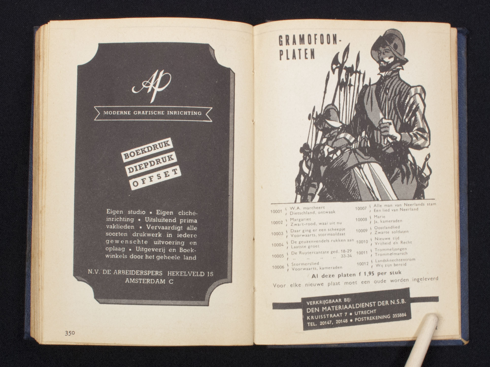 (NSB) Almanak 1943 complete with the two very rare foldable charts of the Netherlands - Rare - Image 13