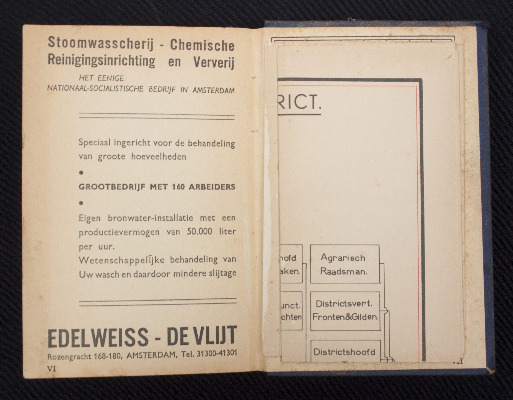 (NSB) Almanak 1943 complete with the two very rare foldable charts of the Netherlands - Rare - Image 14