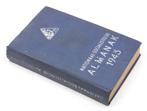 (NSB) Almanak 1943 complete with the two very rare foldable charts of the Netherlands - Rare
