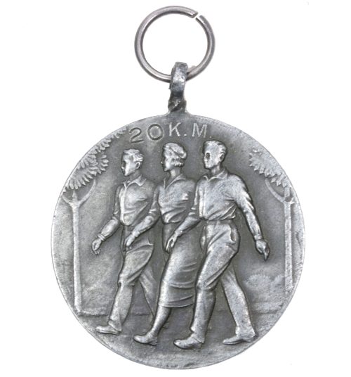 (NSB) Nederlandsche Arbeidsfront (NAF) Vreugde en Arbeid medaille 1943 - rare