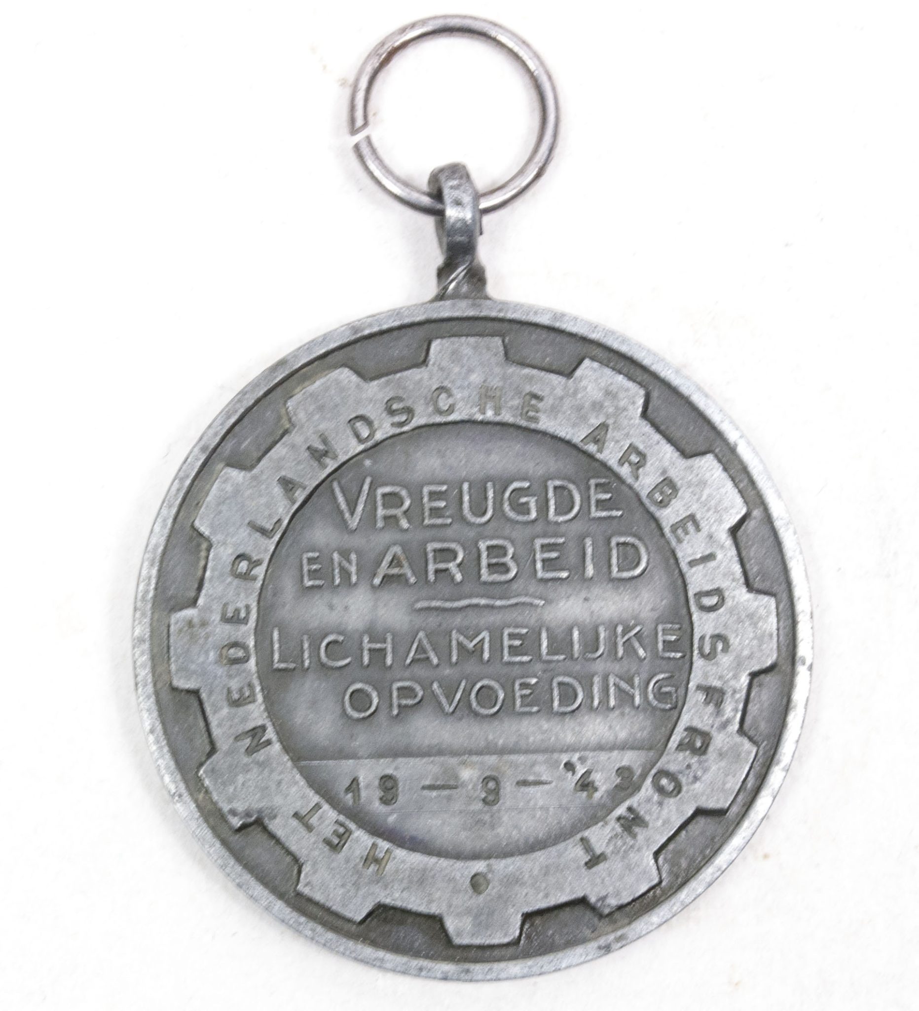 (NSB) Nederlandsche Arbeidsfront (NAF) Vreugde en Arbeid medaille 1943 – rare (3) (NSB) Nederlandsche Arbeidsfront (NAF) Vreugde en Arbeid medaille 1943 - rare