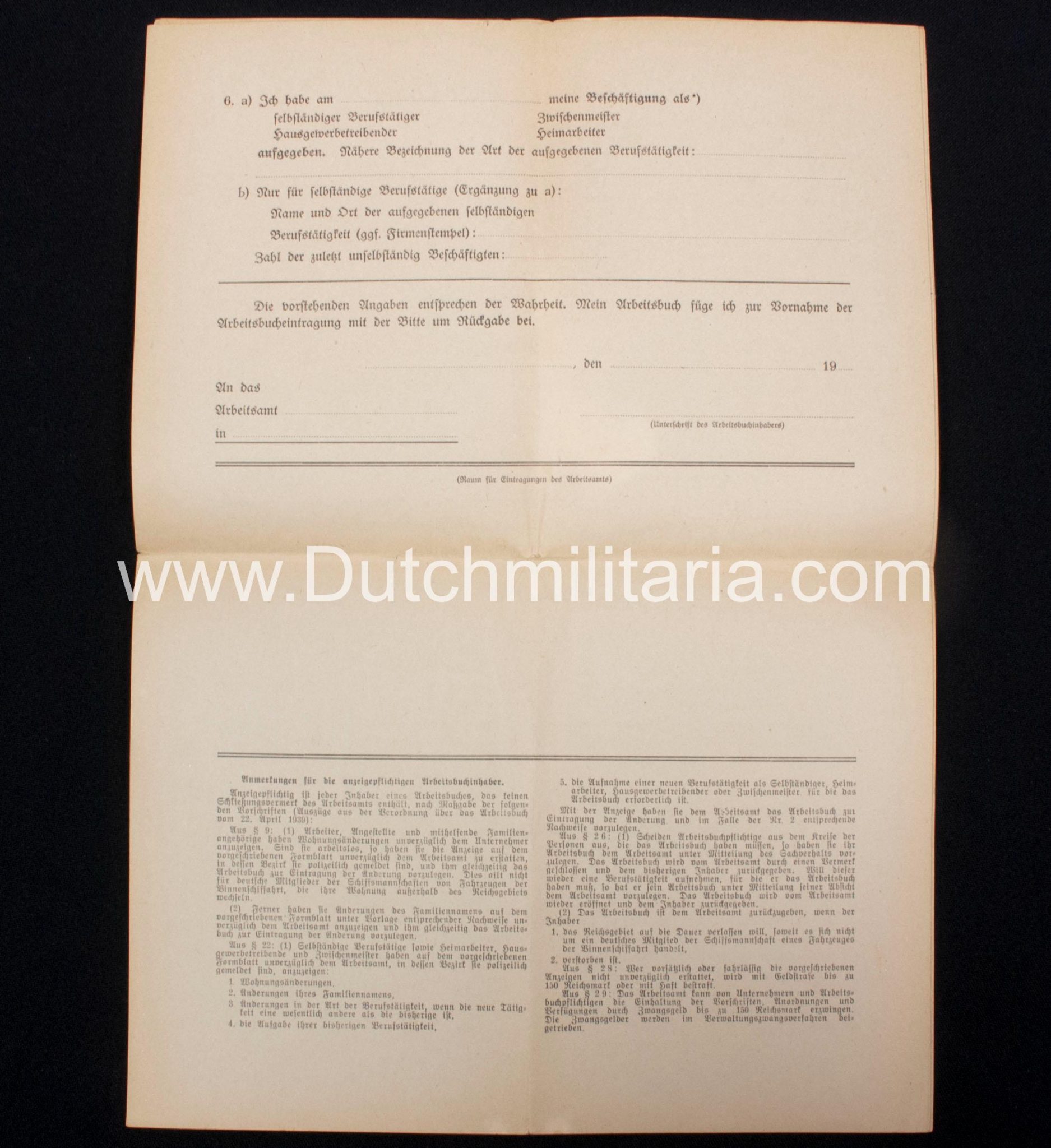 Paper grouping to a dutchman from the city of Sliedrecht (1940) - rare - Image 6
