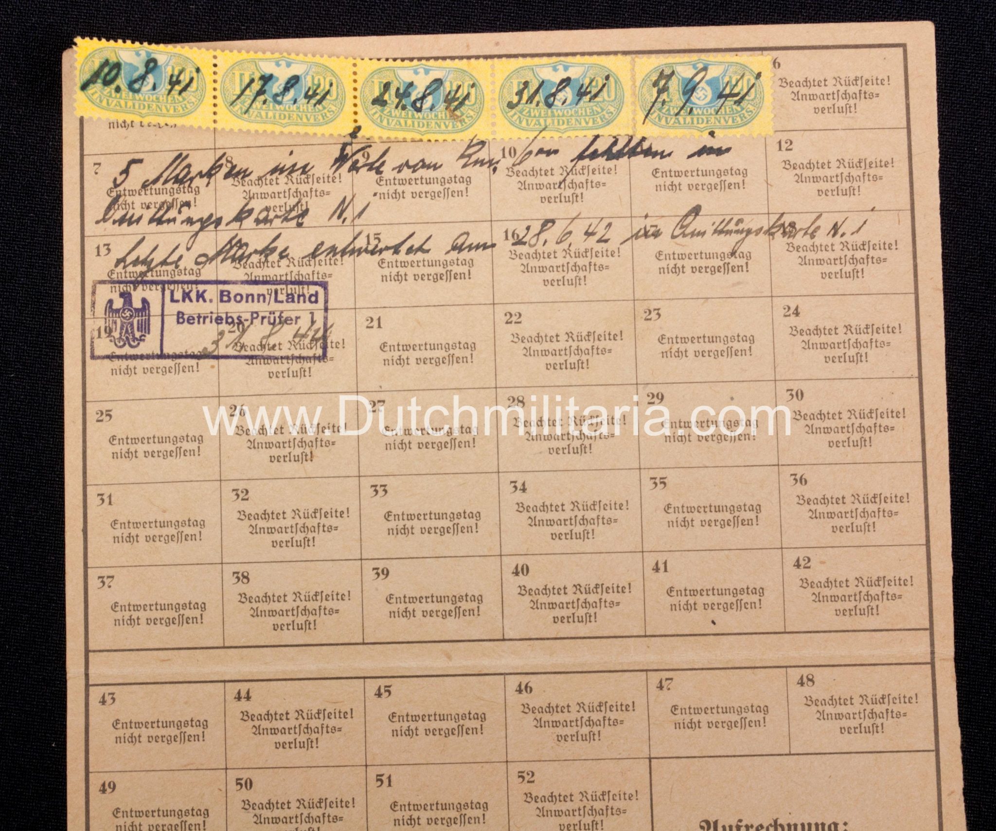 Paper grouping to a dutchman from the city of Sliedrecht (1940) - rare - Image 24