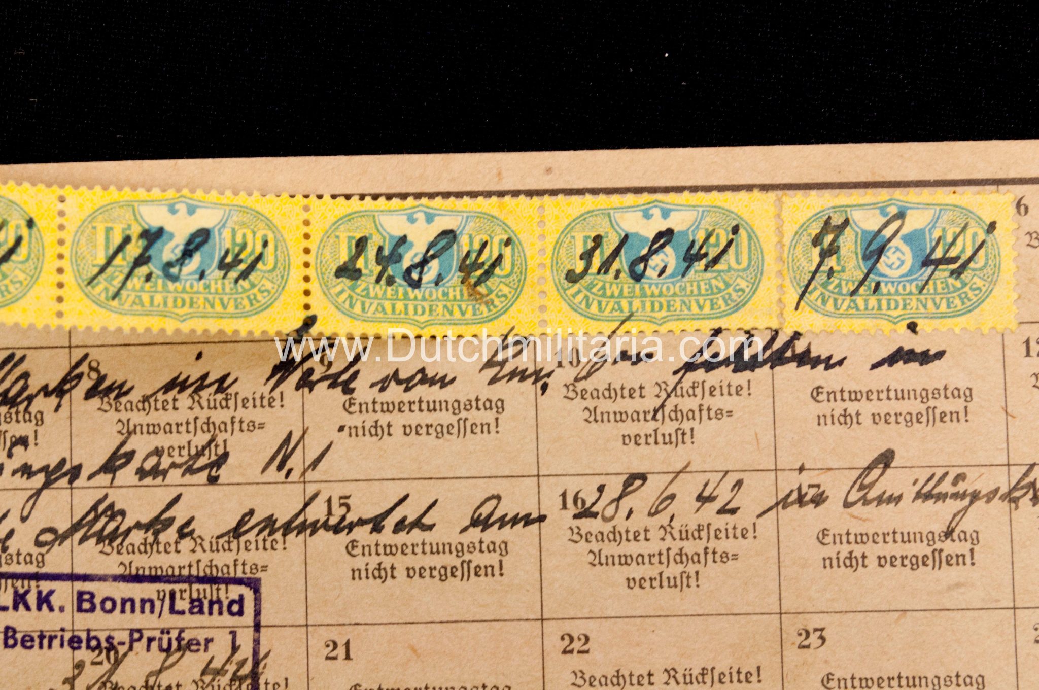 Paper grouping to a dutchman from the city of Sliedrecht (1940) - rare - Image 25