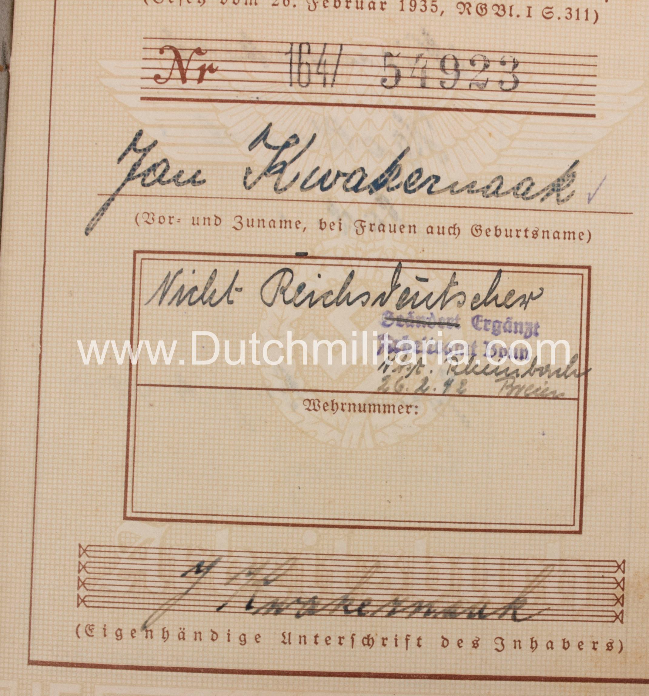 Paper grouping to a dutchman from the city of Sliedrecht (1940) - rare - Image 34