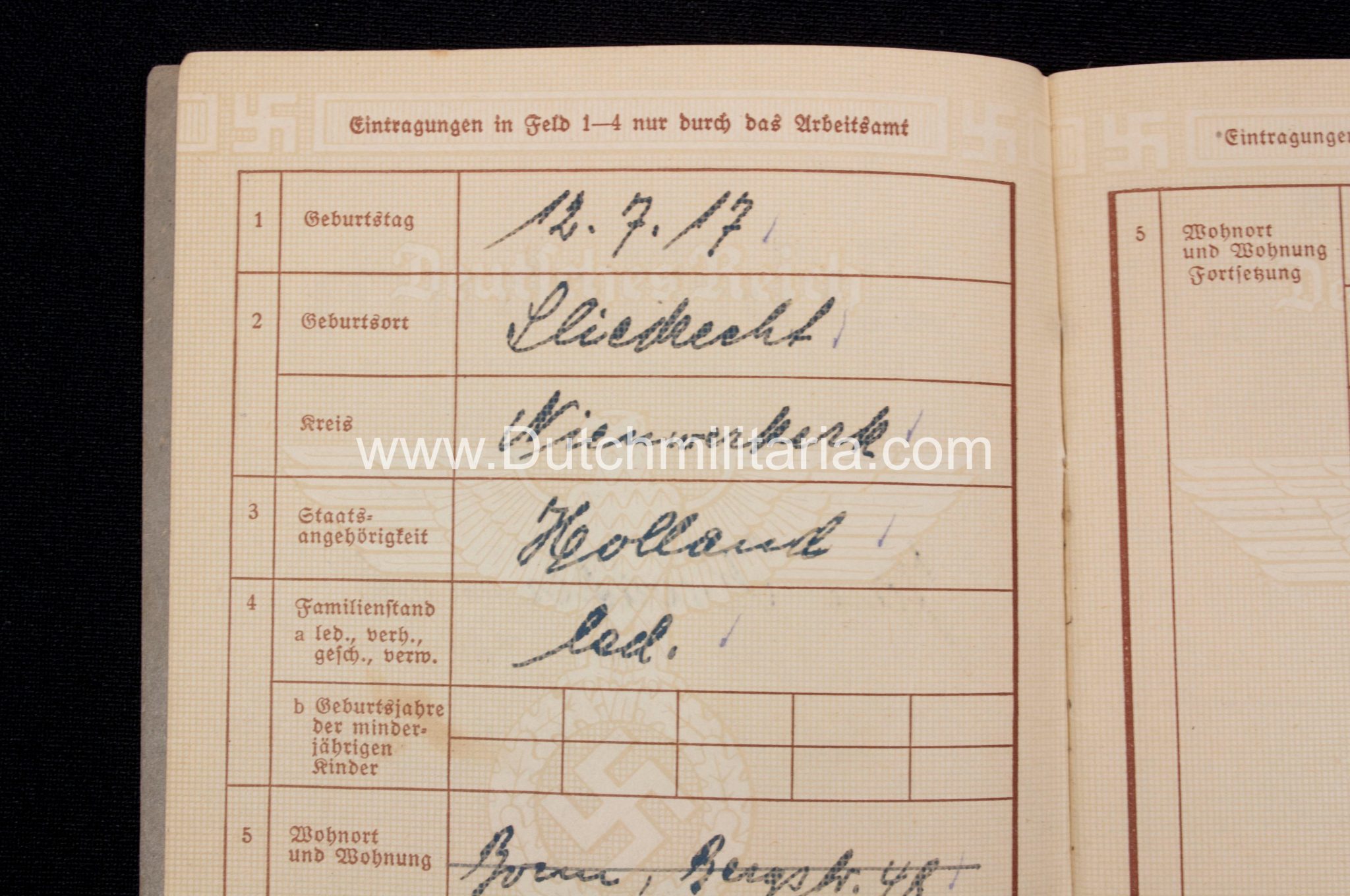 Paper grouping to a dutchman from the city of Sliedrecht (1940) - rare - Image 37