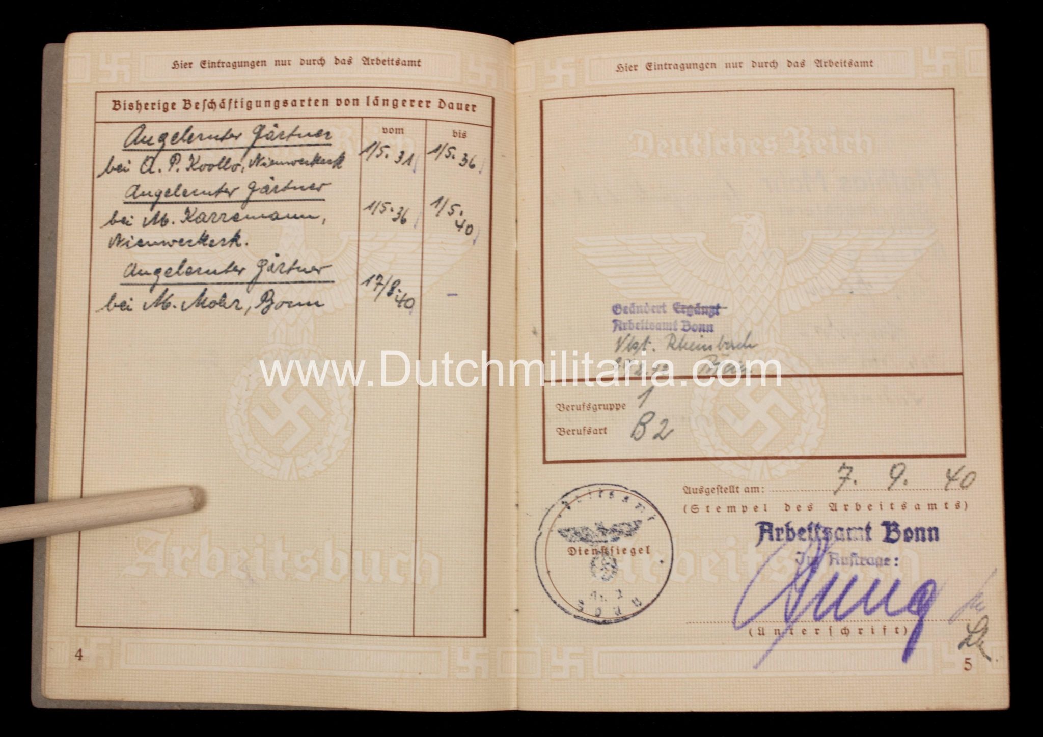 Paper grouping to a dutchman from the city of Sliedrecht (1940) - rare - Image 39